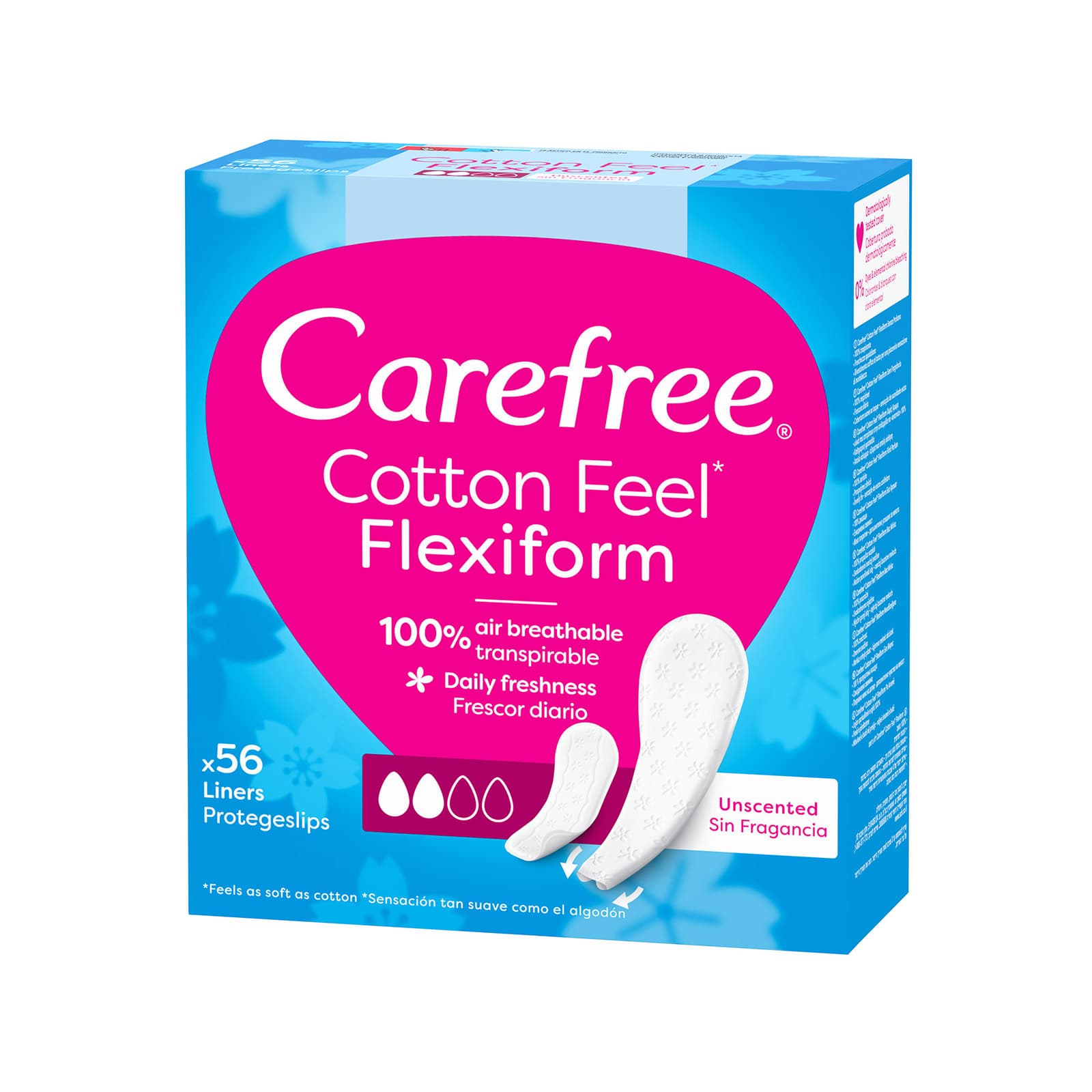 Carefree Flexi form σερβιετάκια white 56τεμ εικόνα 1