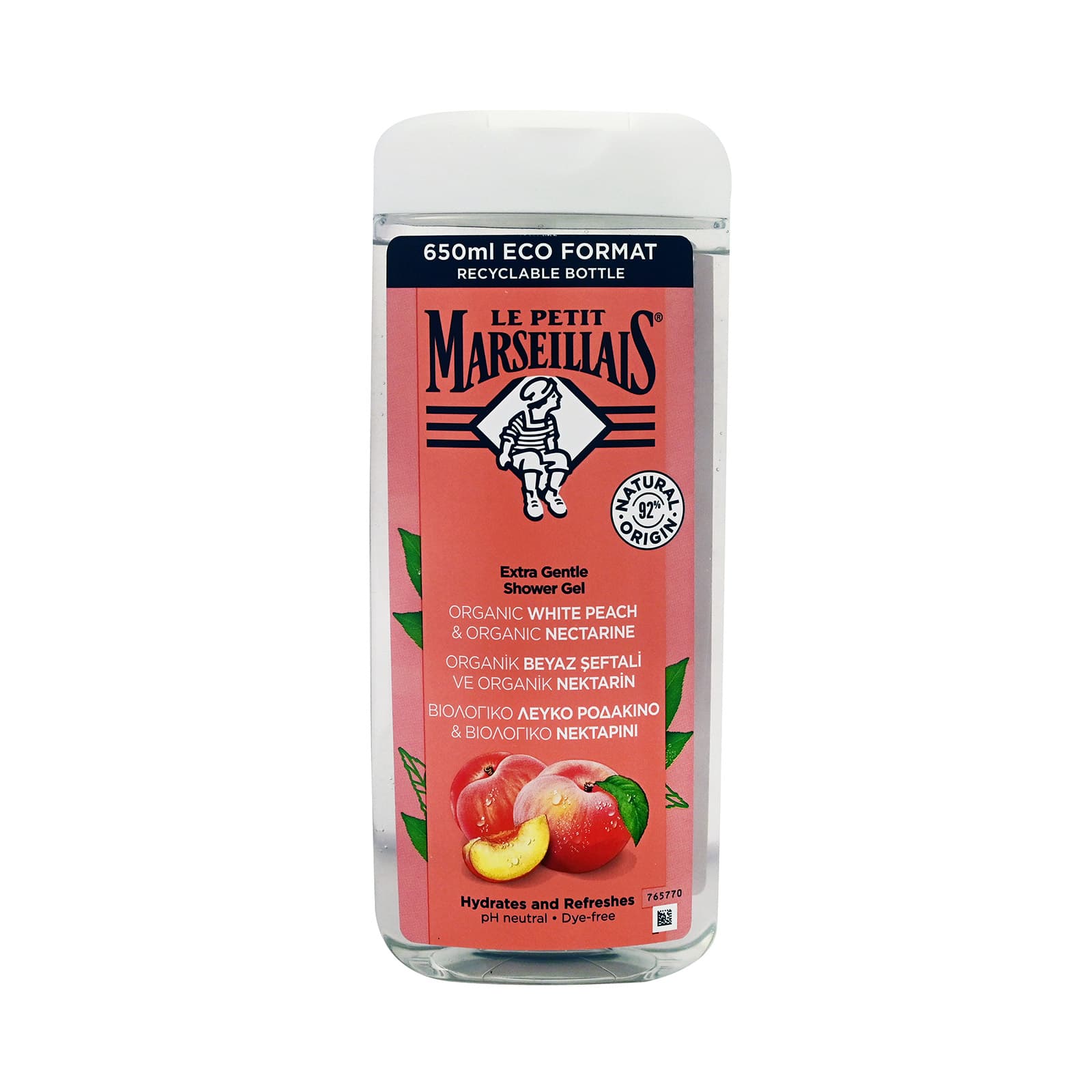 Le Petit Marseillais αφρόλουτρο peach 650ml εικόνα 1