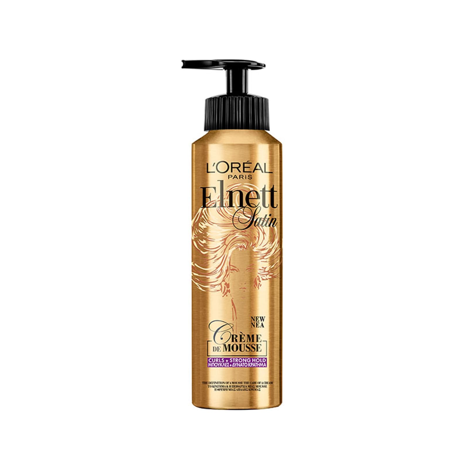 Elnett Satin αφρός μαλλιών μπούκλες & δυνατό κράτημα 200ml εικόνα 1