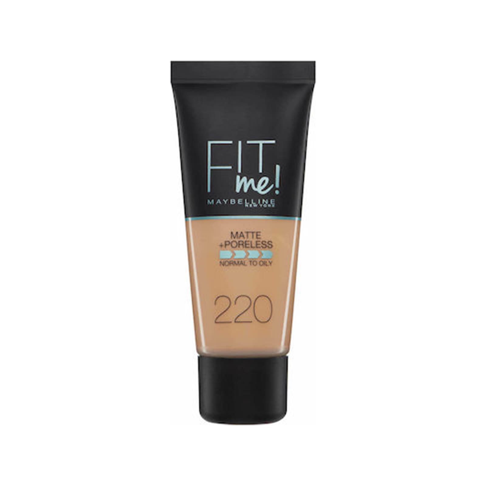 Maybelline Fit me matte foundation Νο. 220 natural beige εικόνα 1