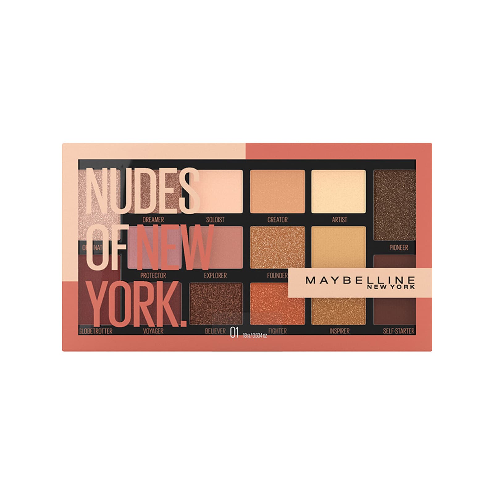 Maybelline Nudes of new york σκιές ματιών εικόνα 1