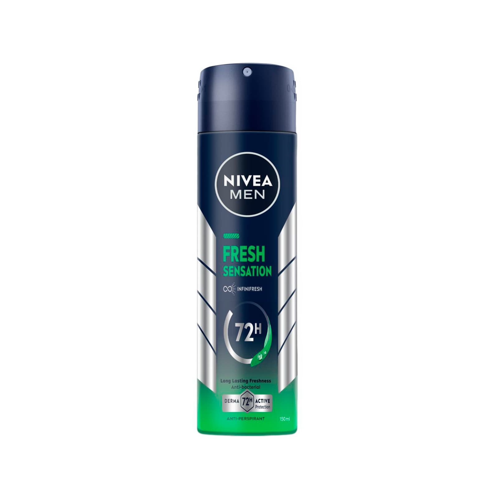 Nivea αποσμητικό σώματος αντρικό fresh sensation 150ml εικόνα 1