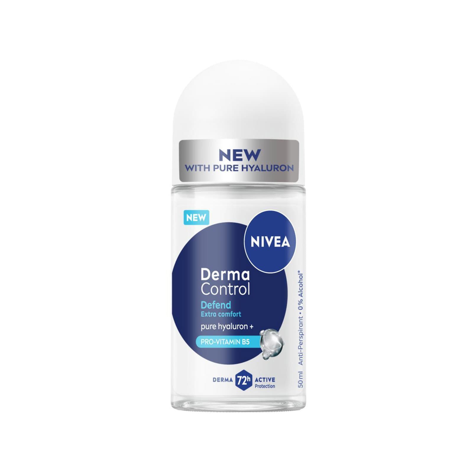 Nivea Derma Control Defend αποσμητικό roll on 50ml εικόνα 1