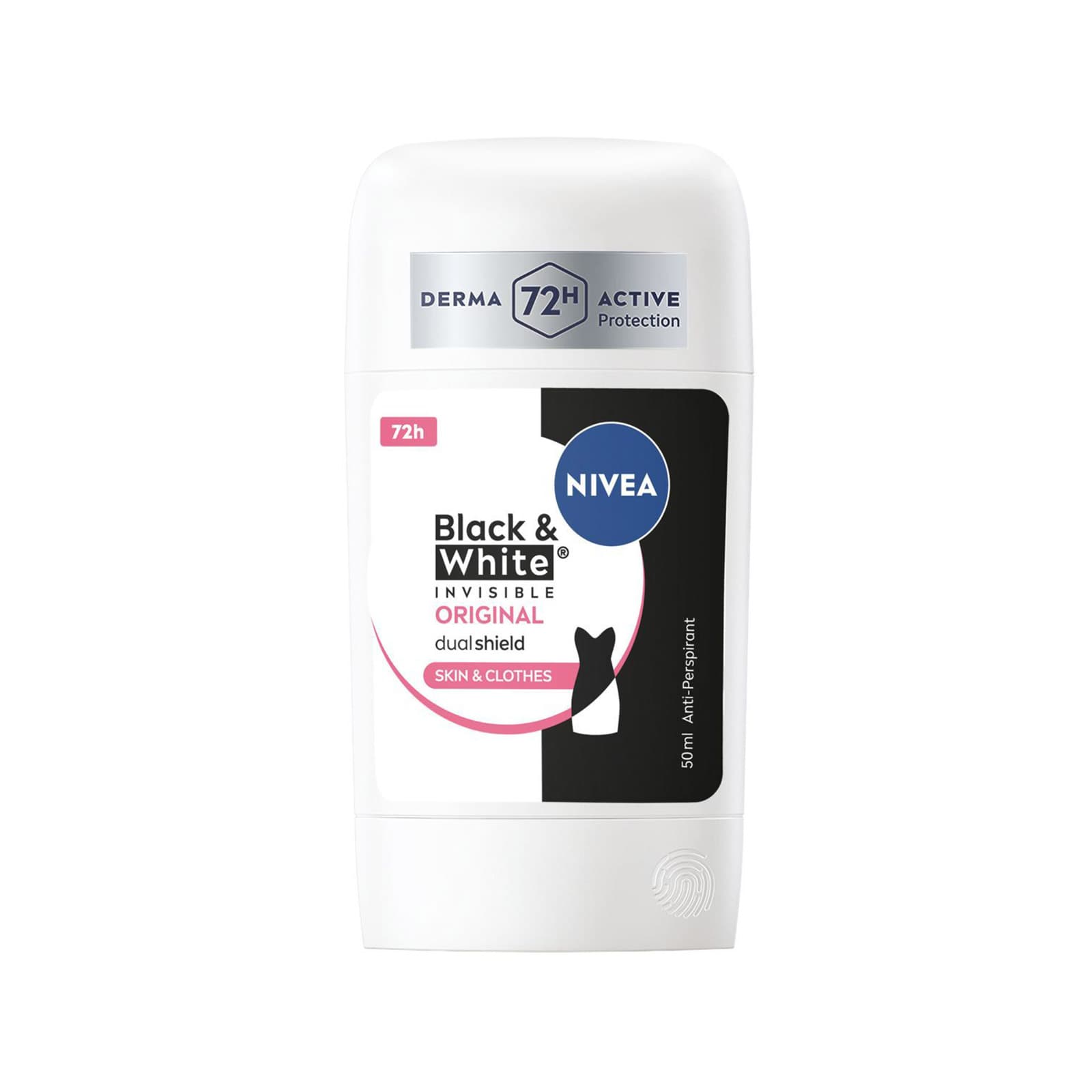 Nivea Black & White αποσμητικό roll on 50ml εικόνα 1