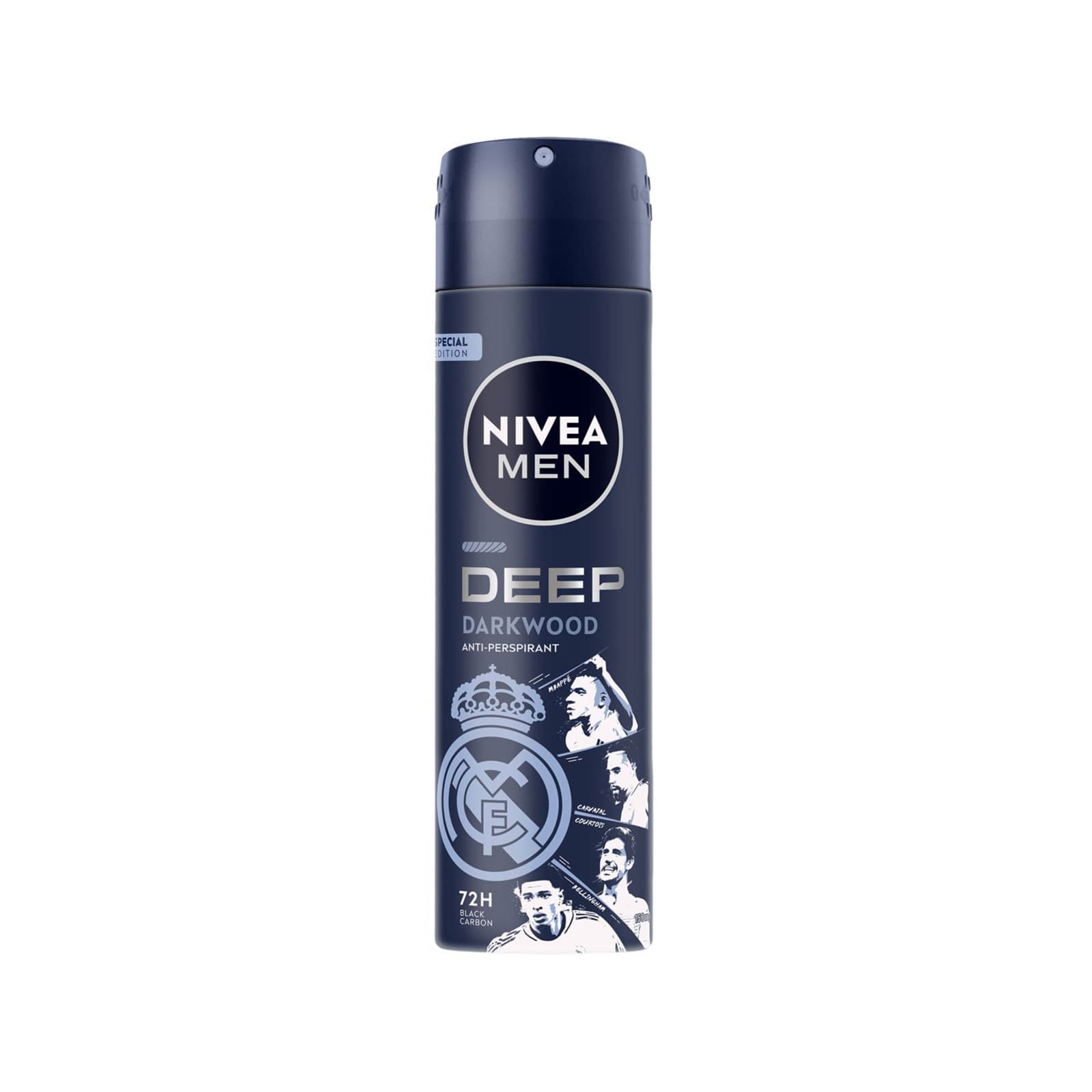 Nivea Men - Deep Darkwood αποσμητικό σώματος 150ml εικόνα 1