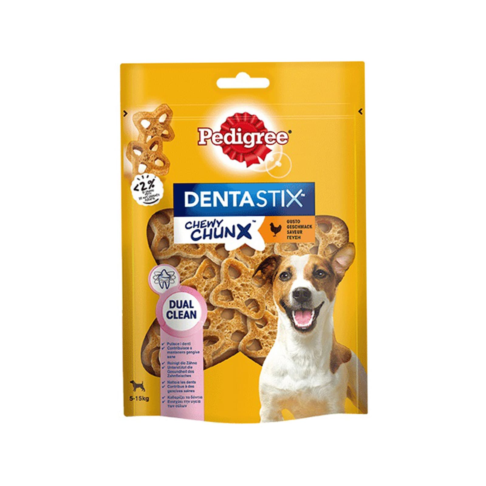 Pedigree Dentastix τροφή σκύλου συμπληρωματική chewy chunx mini 68g εικόνα 1