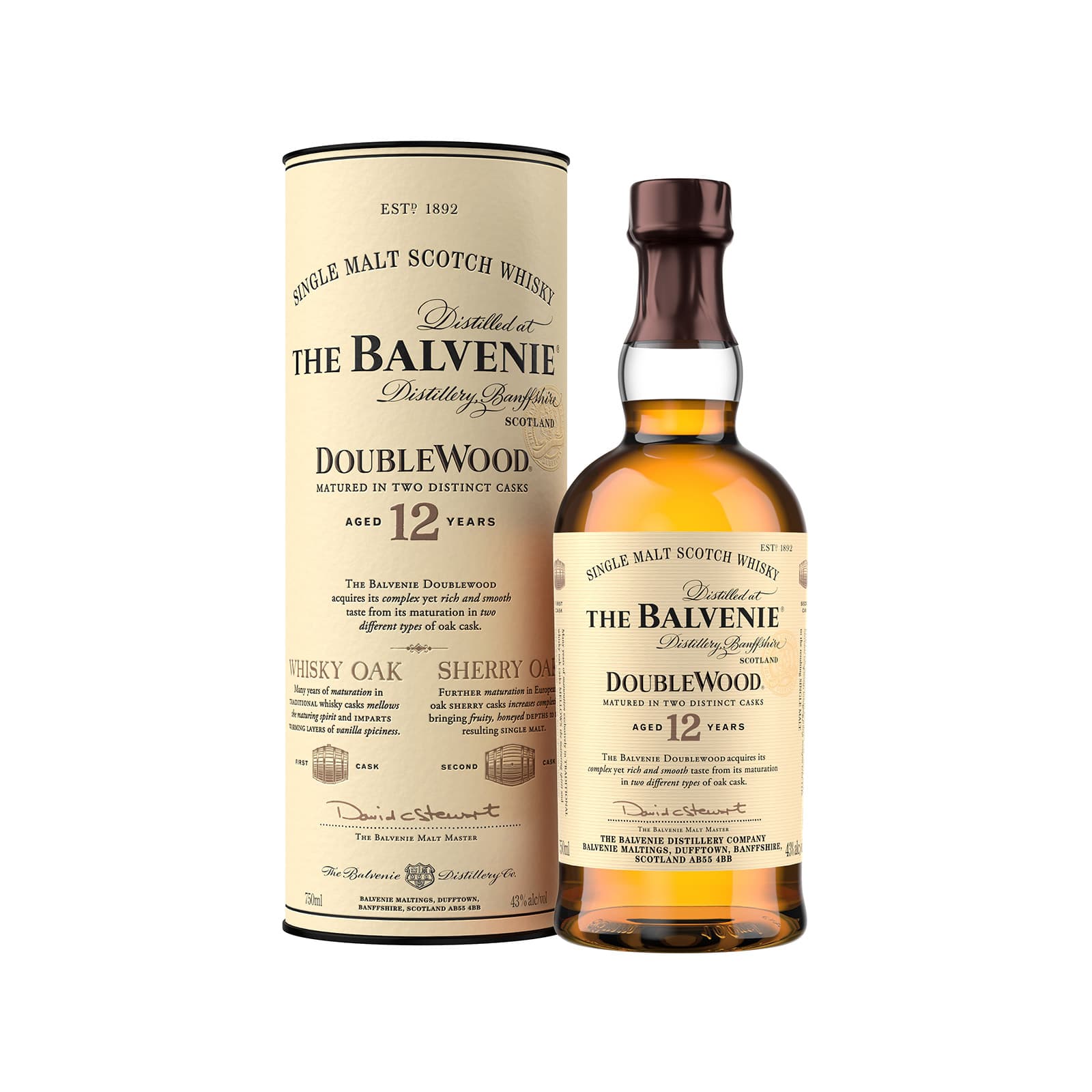 Balvenie ουίσκι malt doublewood 12 years 700ml εικόνα 1