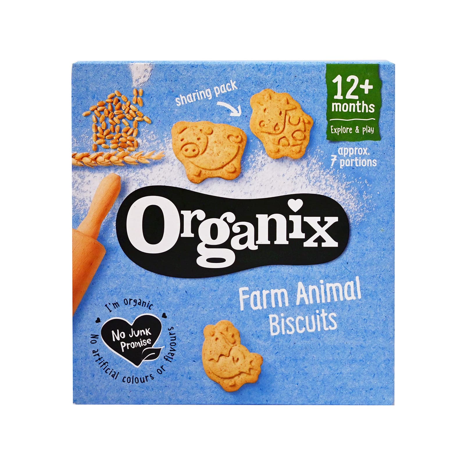 Organix Goodies μπισκότα παιδικά farm animal 12+ μηνών 100g εικόνα 1