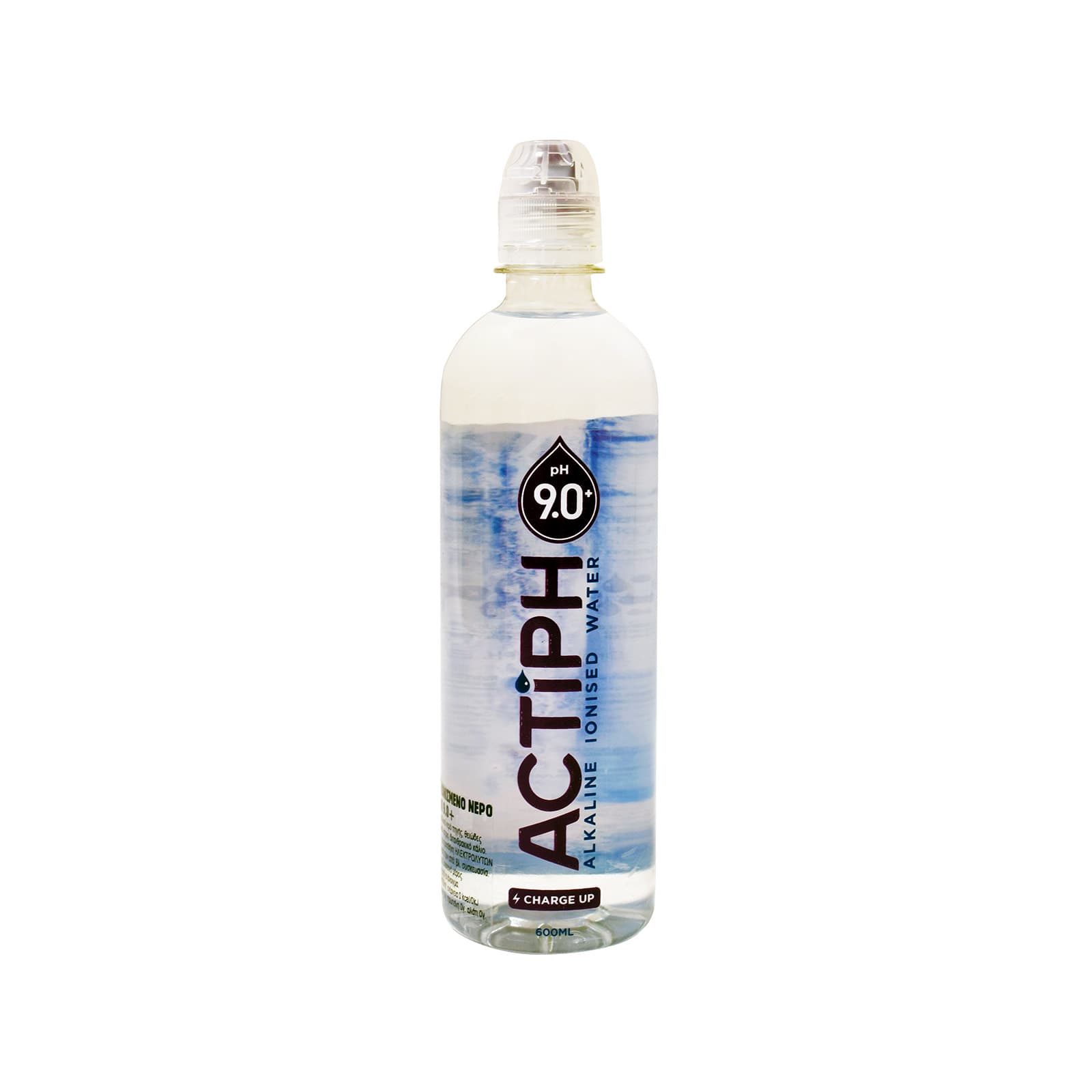 Actiph νερό απιονισμένο ph 9.0+ 600ml εικόνα 1