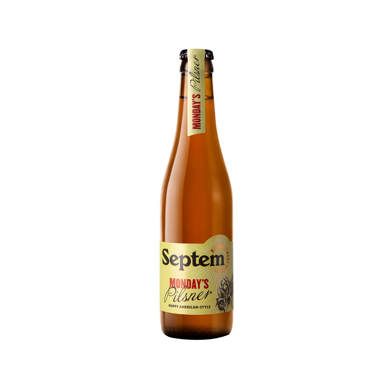 Septem Monday's pilsner μπίρα 330ml εικόνα 1