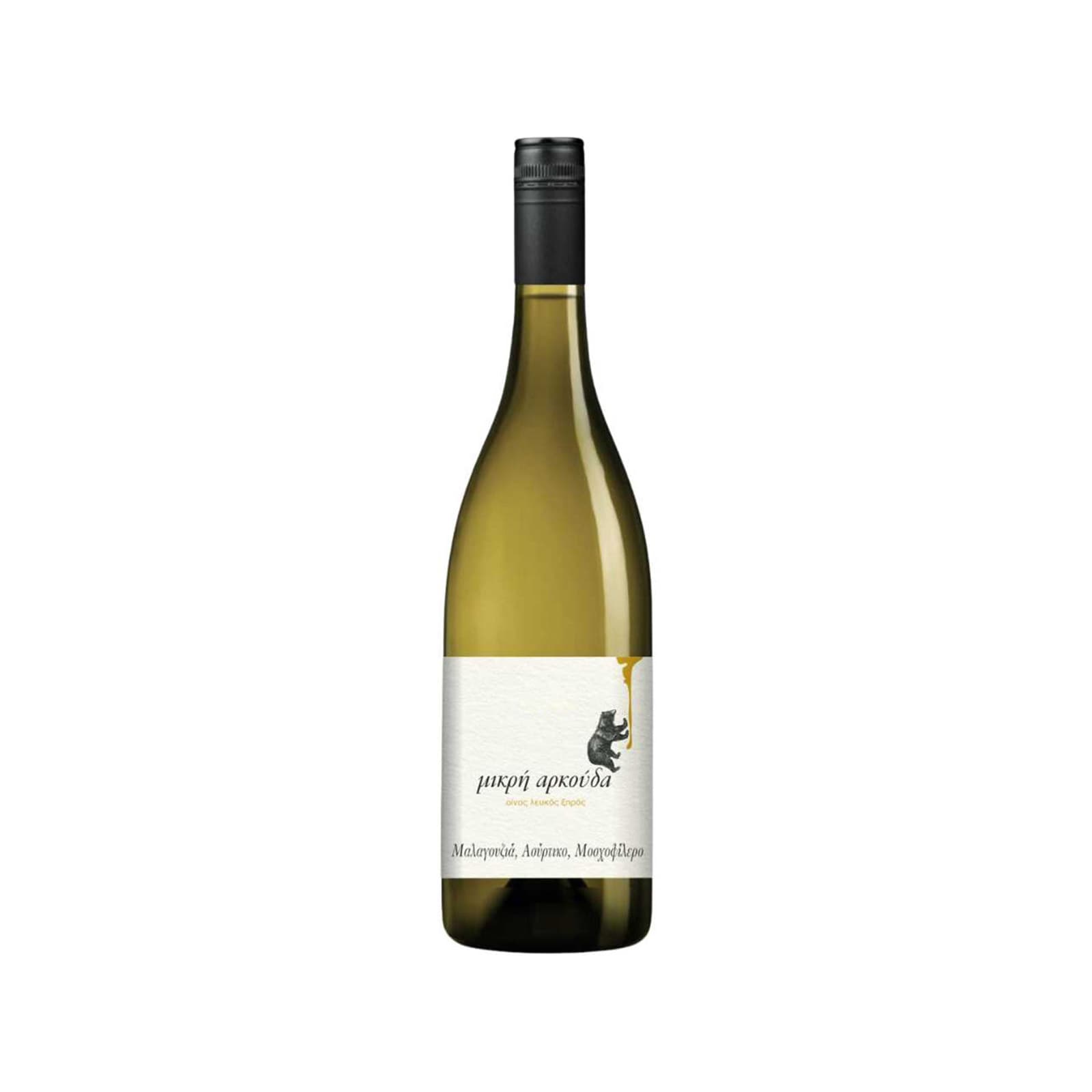 Μικρή Αρκούδα οίνος ξηρός λευκός 750ml εικόνα 1