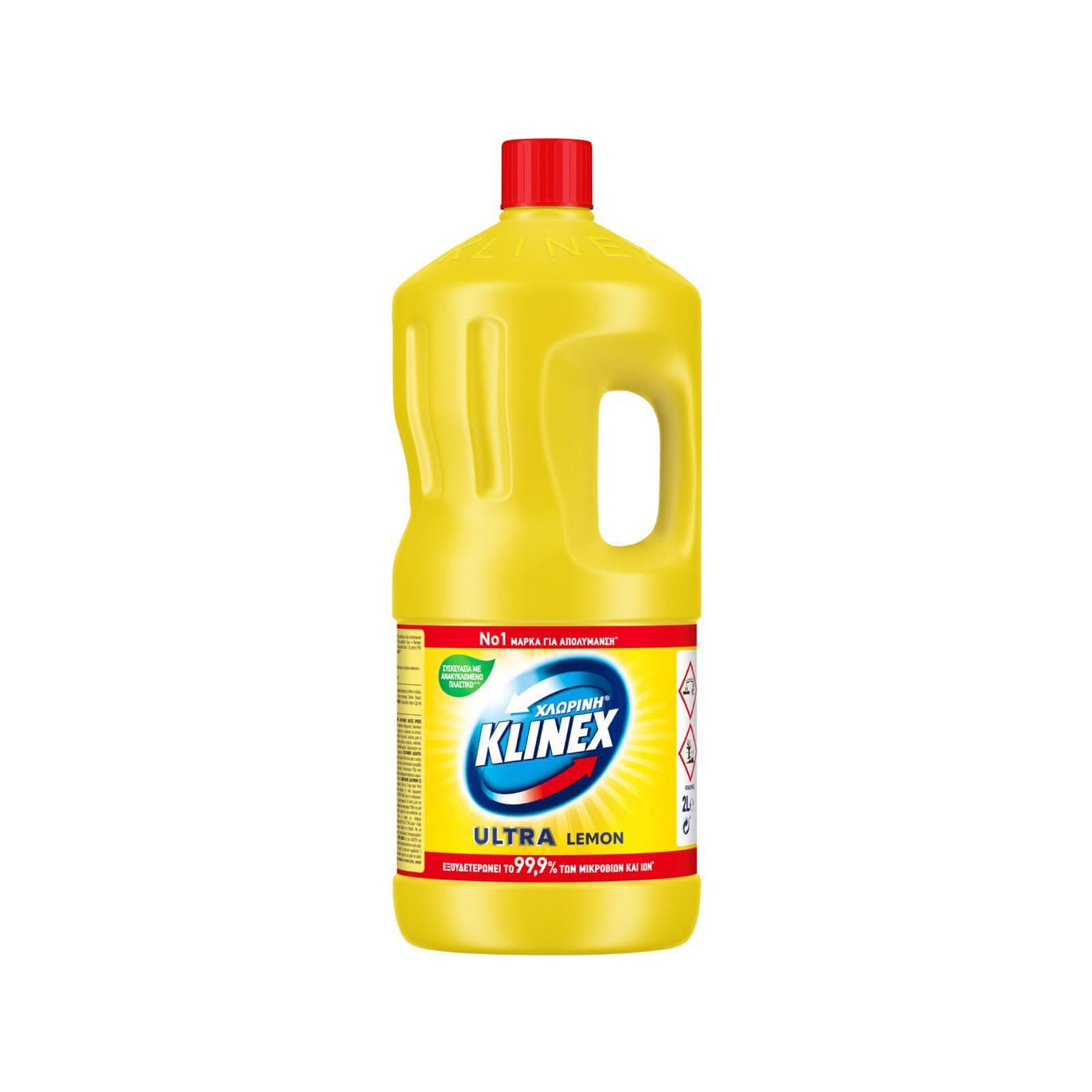 Klinex Ultra Protection χλωρίνη lemon 2lt εικόνα 1
