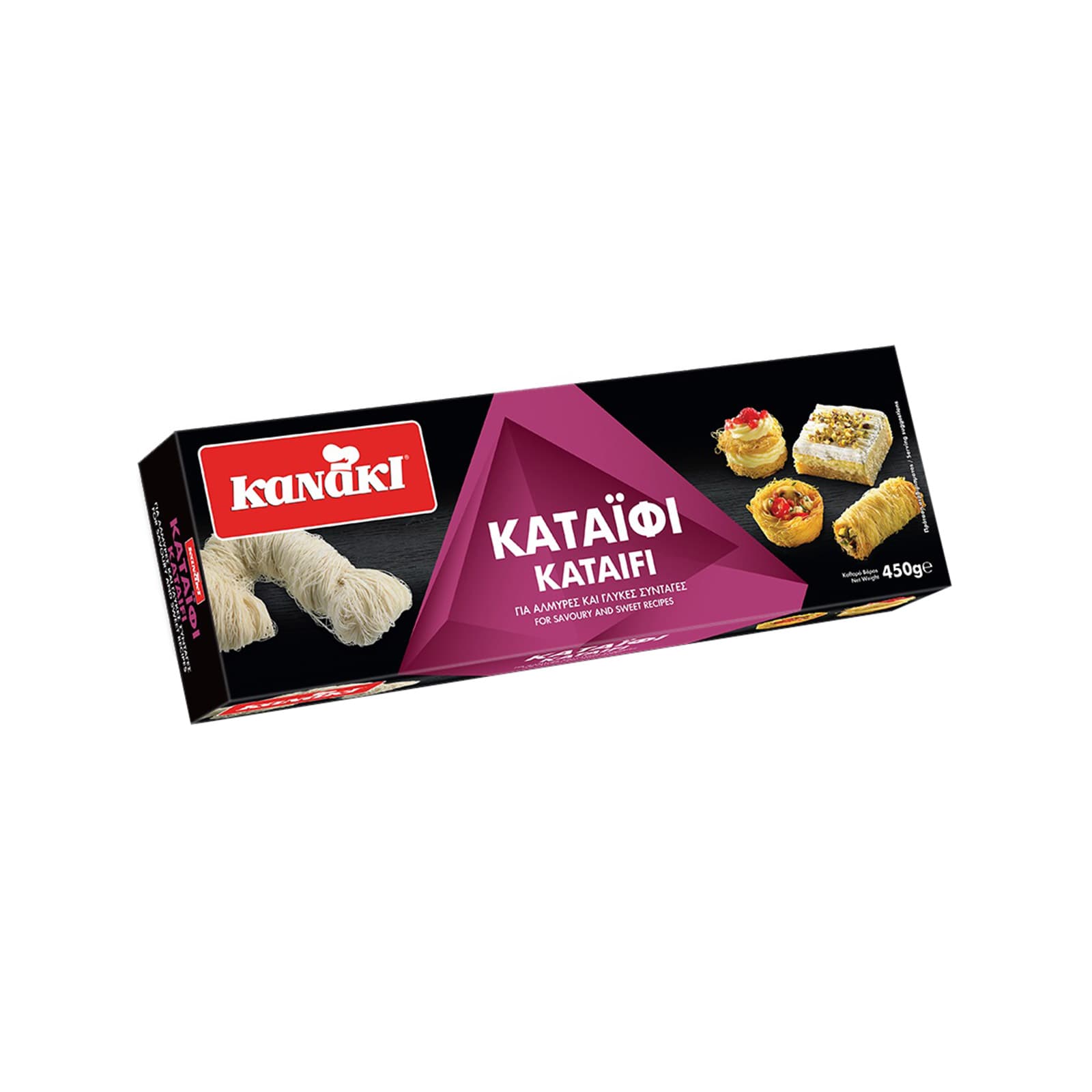 Κανάκι φύλλο καταΐφι κατεψυγμένο 450g εικόνα 1