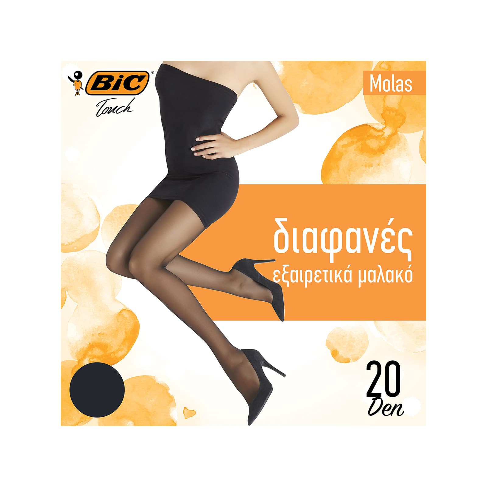 Bic Molas καλσόν large/ γραφίτης 20den εικόνα 1