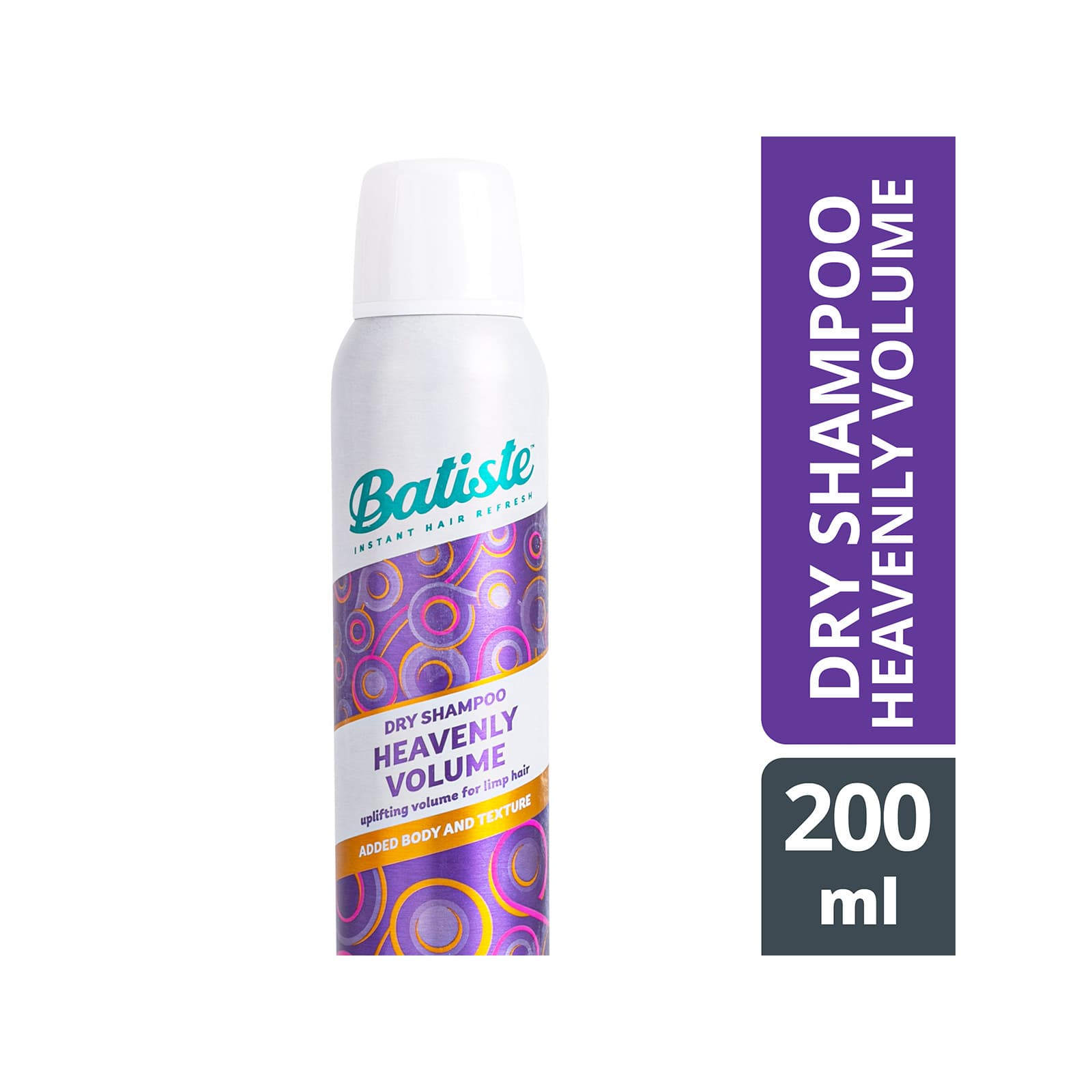 Batiste Dry shampoo plus σαμπουάν μαλλιών extra όγκος 200ml εικόνα 1
