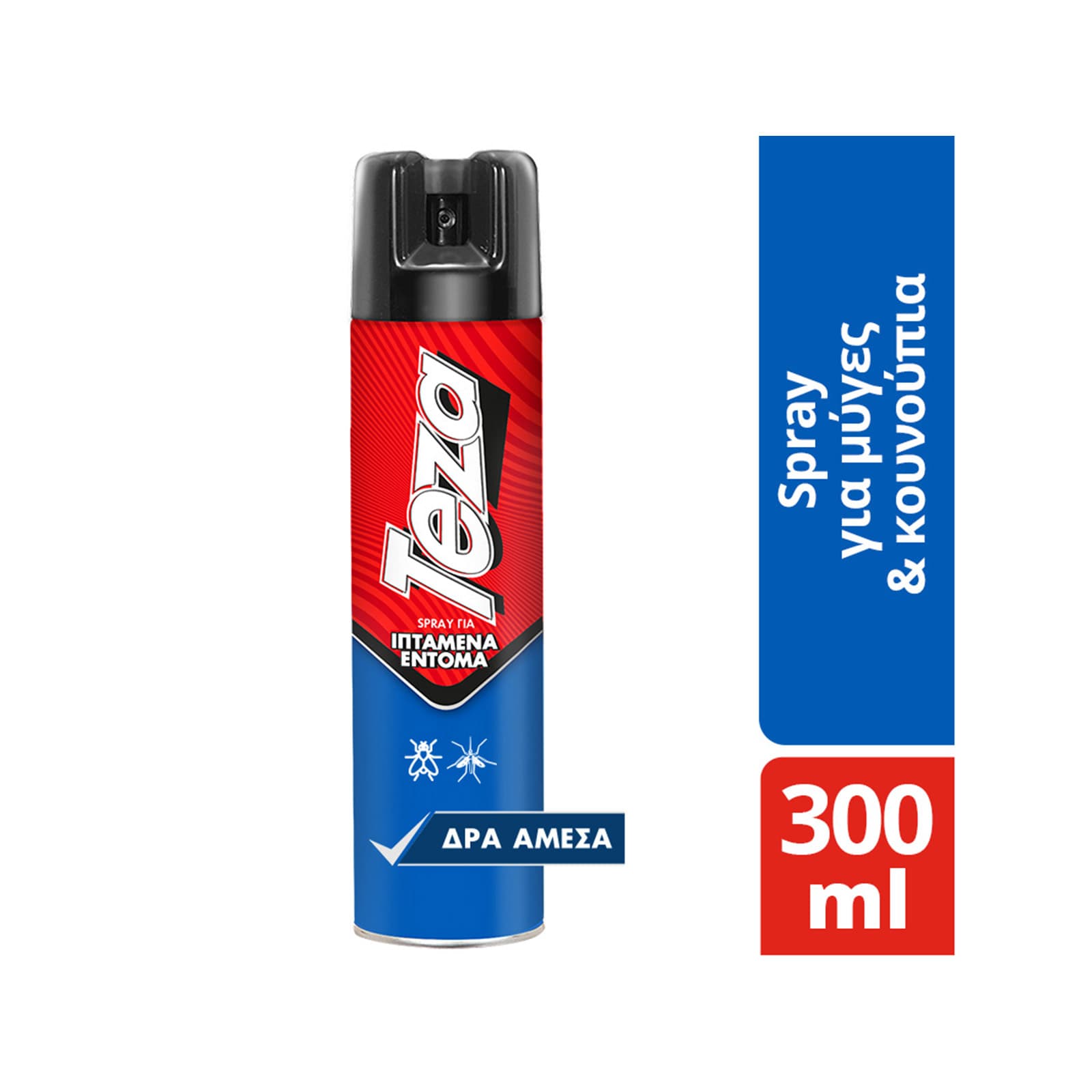 Teza spray αεροζόλ για μύγες & κουνούπια 300ml εικόνα 1