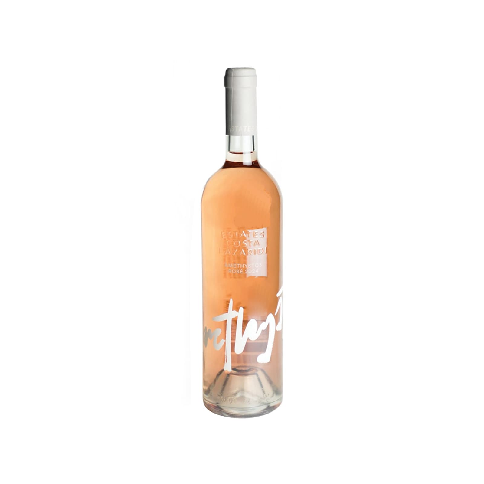 Κτήμα Κώστα Λαζαρίδη Amethystos οίνος ξηρός ροζέ Cabernet Sauvignon Merlot 750ml εικόνα 1