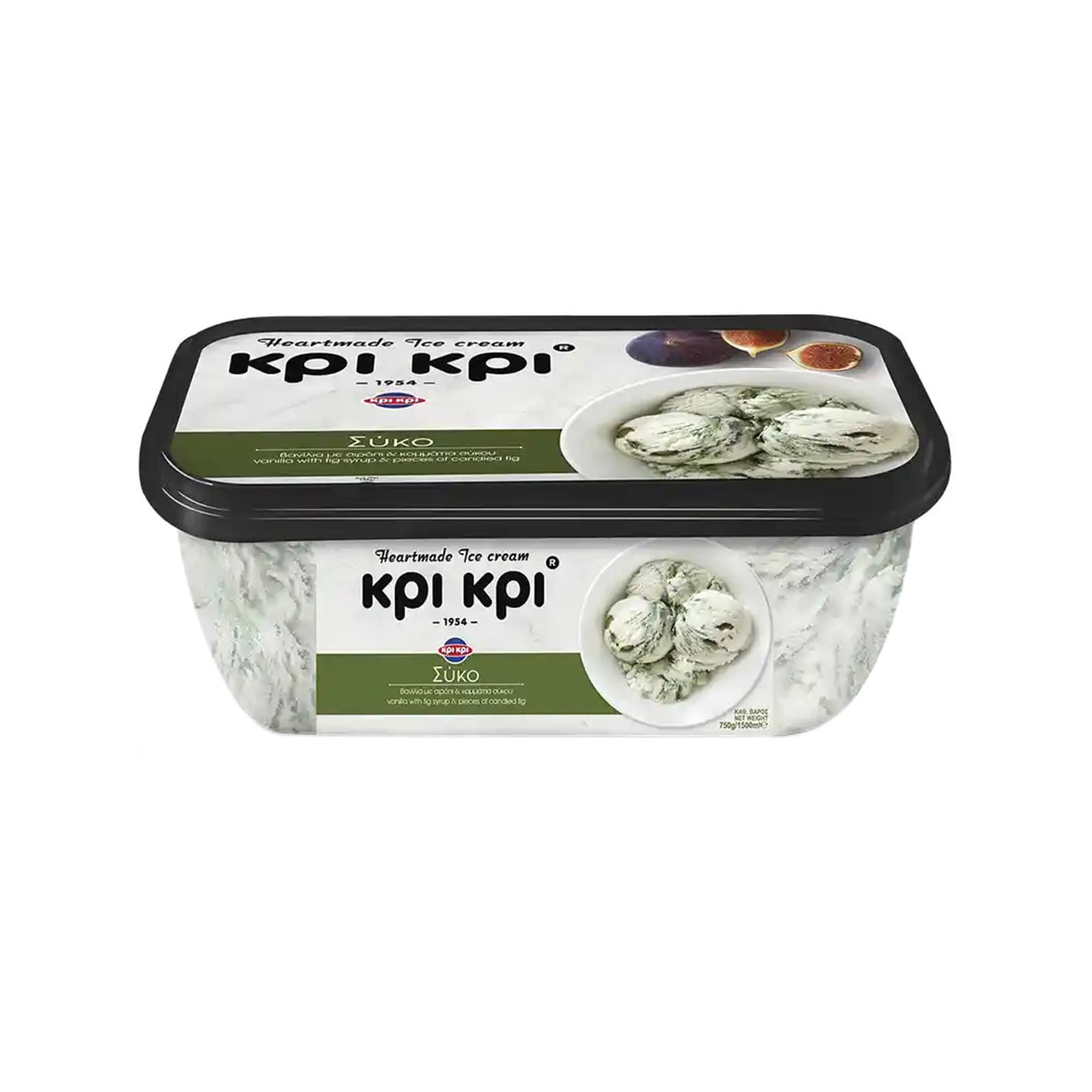 Κρι Κρι Heartmade παγωτό οικογενειακό σύκο 750g εικόνα 1