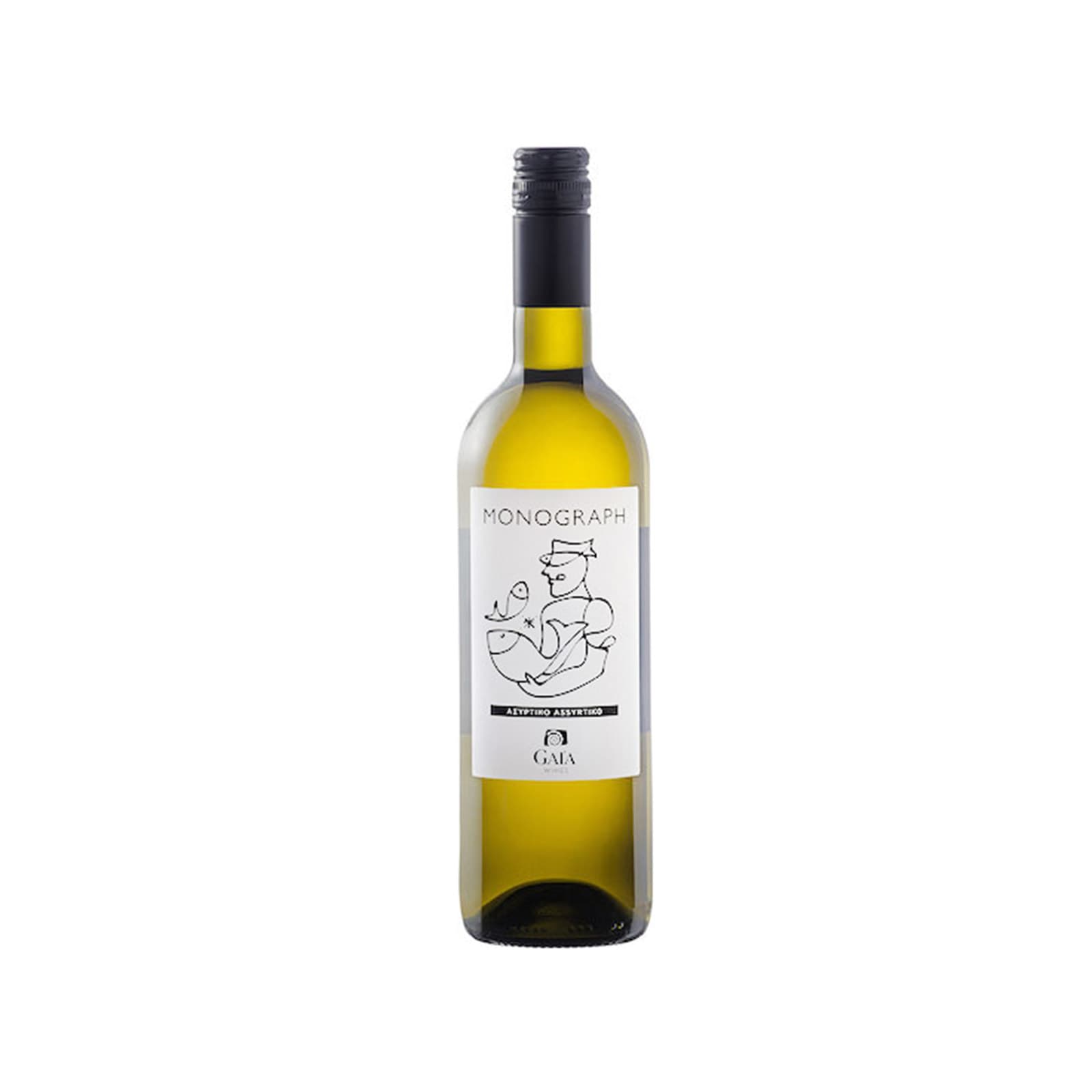 Γαία Monograph οίνος ξηρός λευκός Ασύρτικο 750ml εικόνα 1