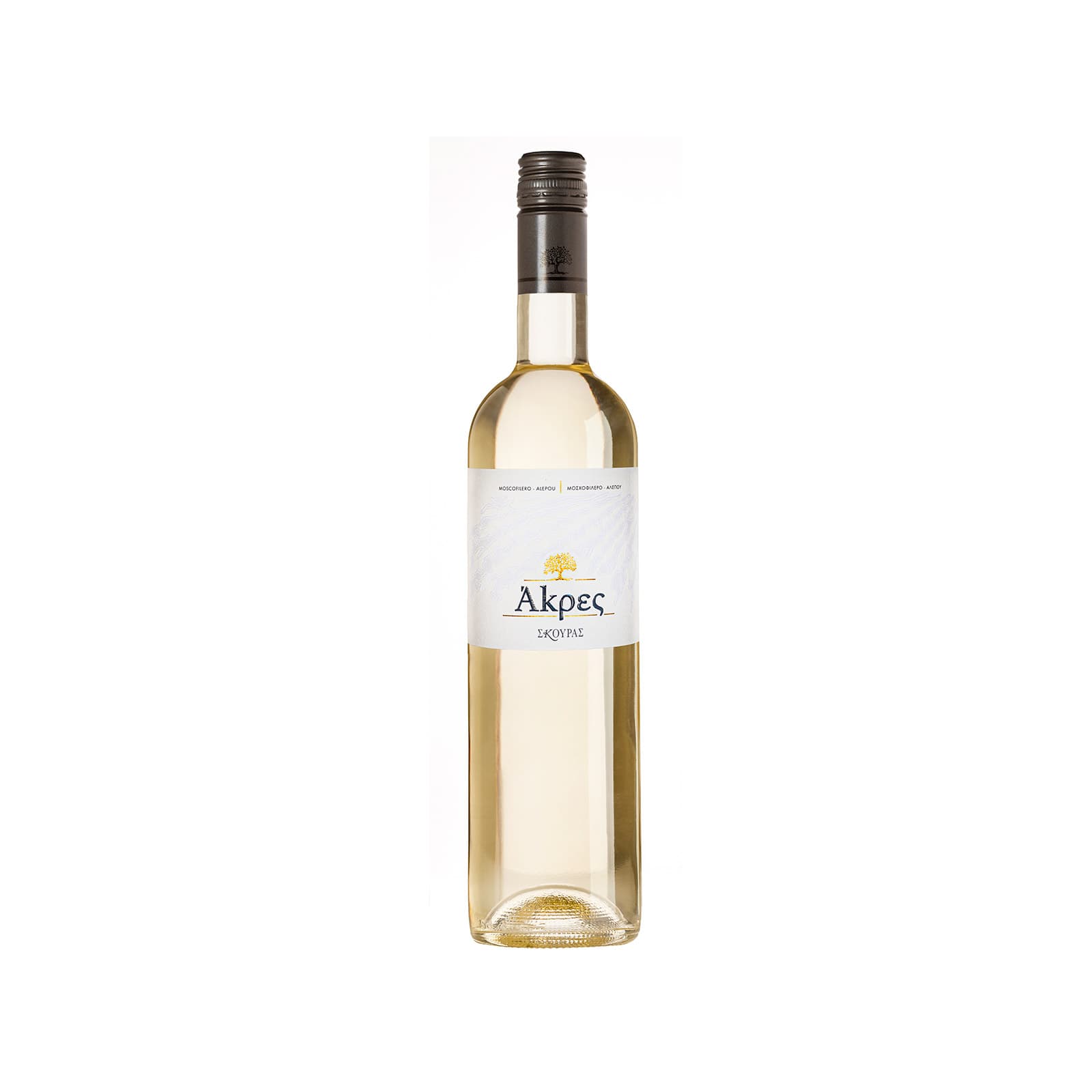 Σκούρας Άκρες οίνος λευκός μοσχοφίλερο 750ml εικόνα 1