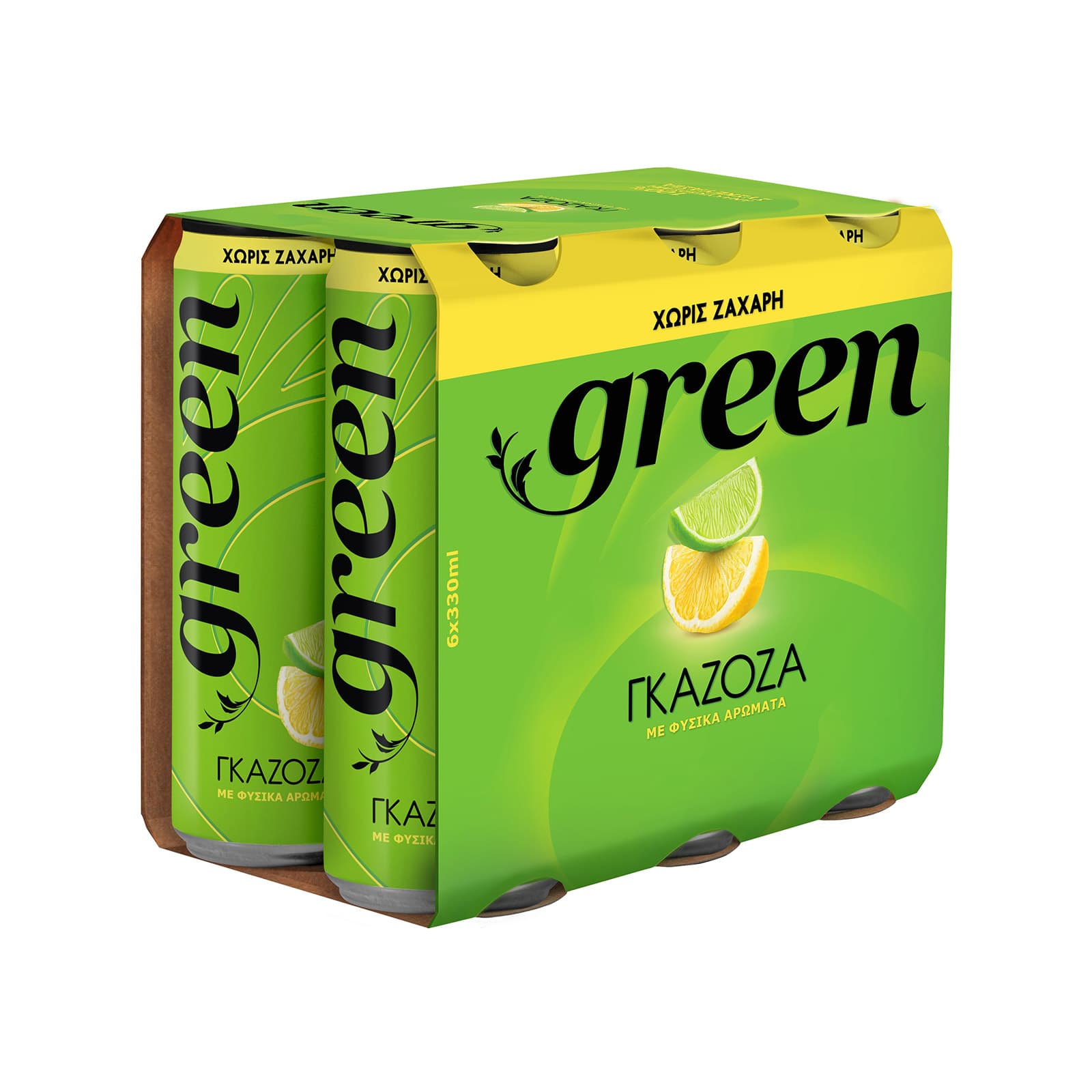 Green αναψυκτικό γκαζόζα 6x330ml εικόνα 1