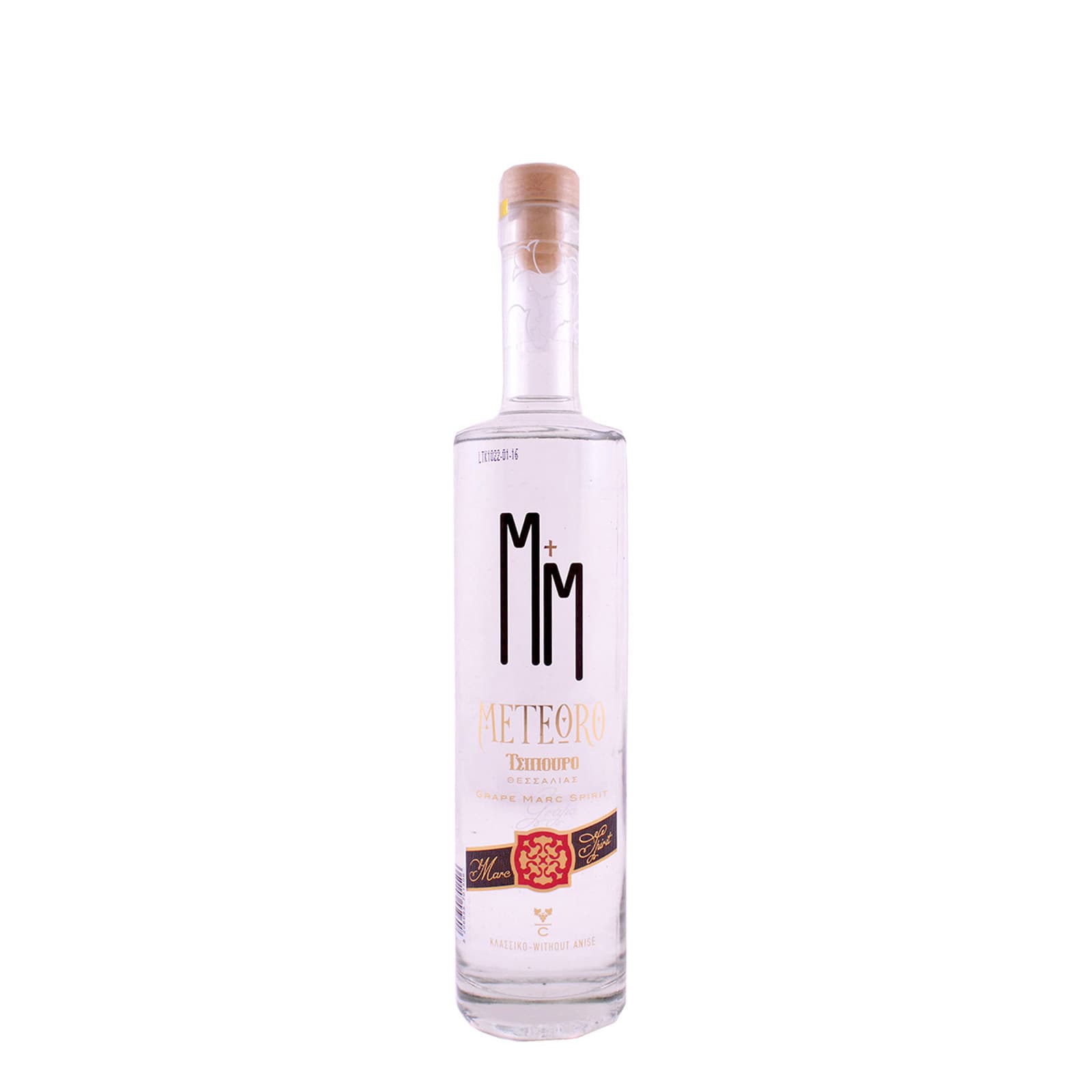 Μετέωρο τσίπουρο χωρίς γλυκάνισο 500ml εικόνα 1