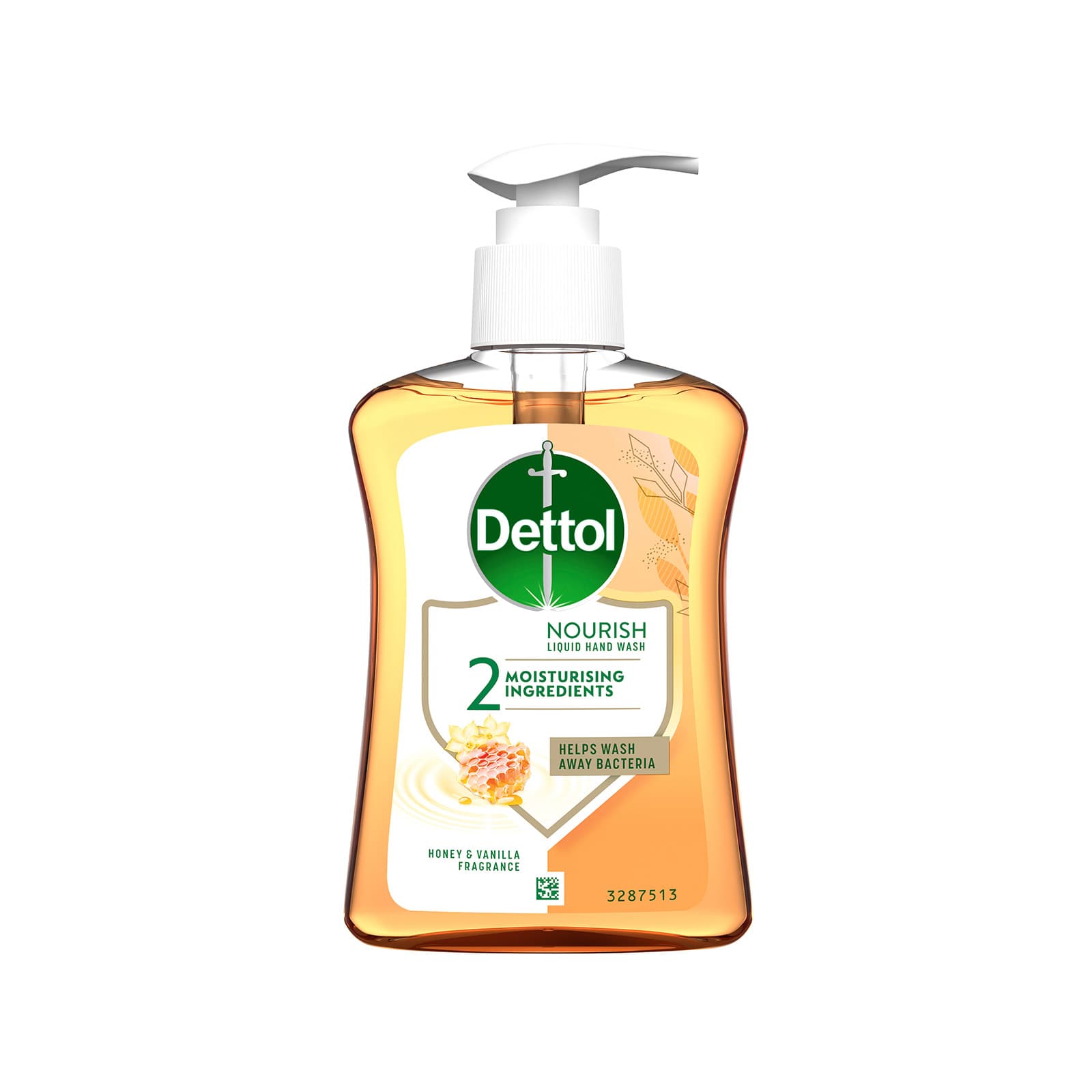Dettol υγρό κρεμοσάπουνο honey & vanilla 250ml εικόνα 1