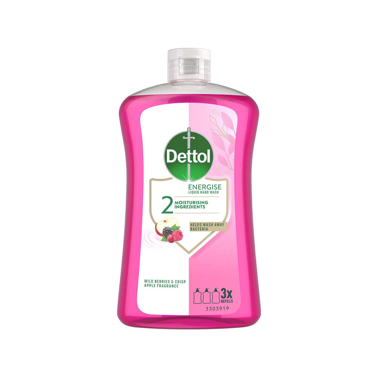 Dettol υγρό κρεμοσάπουνο ανταλλακτικό wild berry 750ml εικόνα 1
