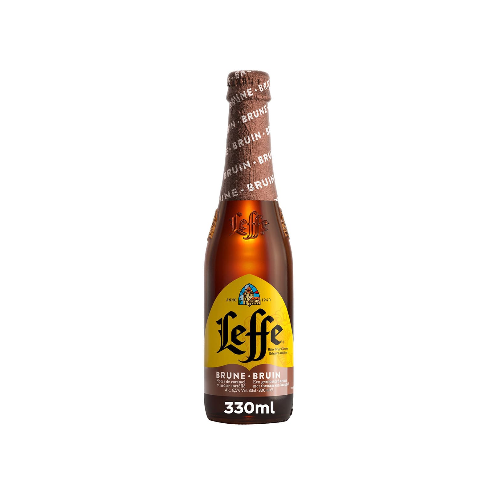 Leffe Brune μπίρα 330ml εικόνα 1