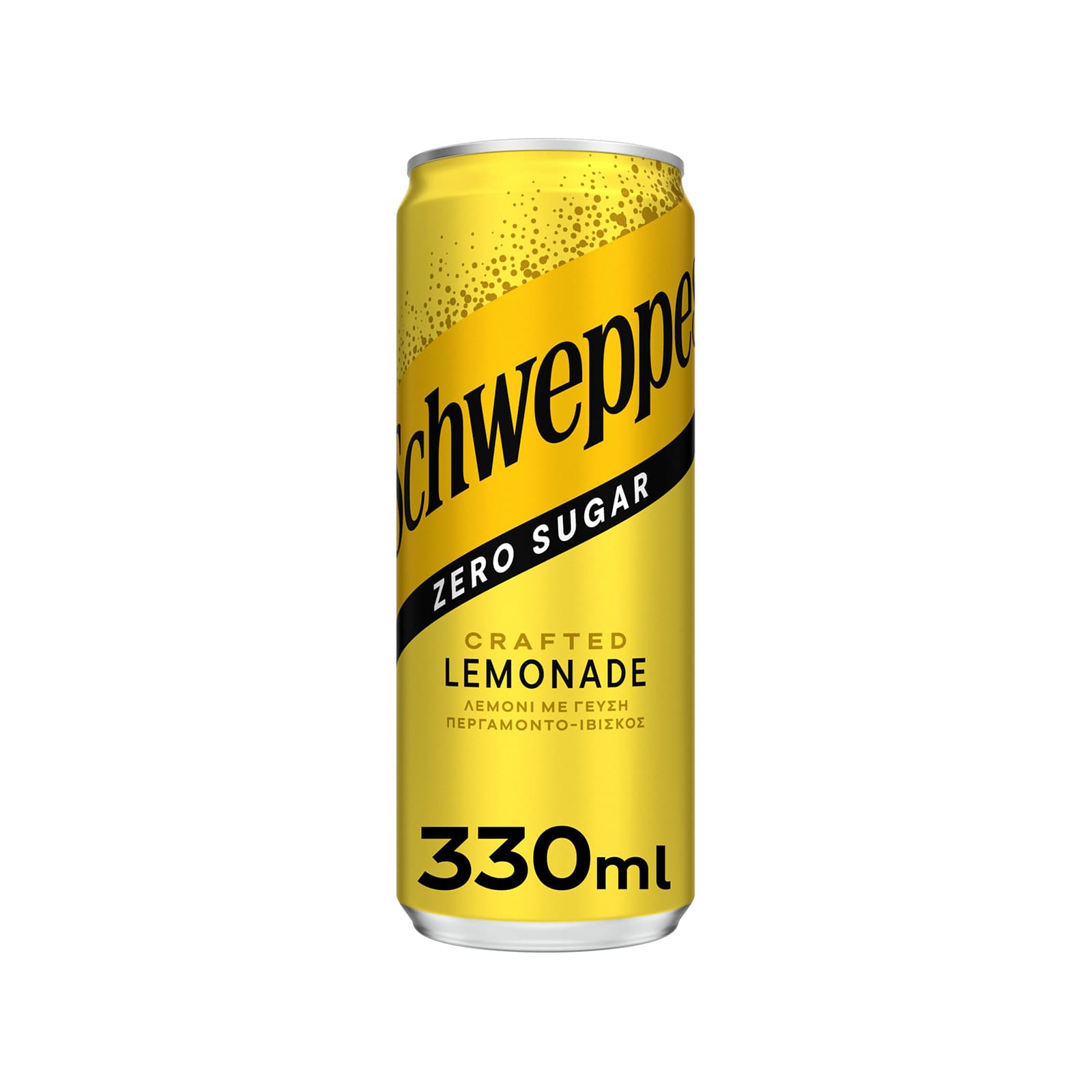 Schweppes αναψυκτικό λεμονάδα με γεύση περγαμόντο - ιβίσκος 330ml εικόνα 1