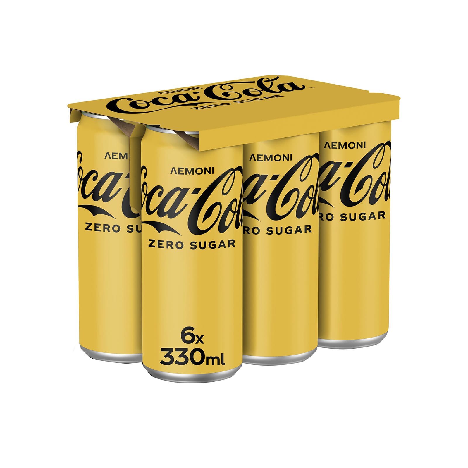 Coca Cola αναψυκτικό lemon 6x330ml εικόνα 1