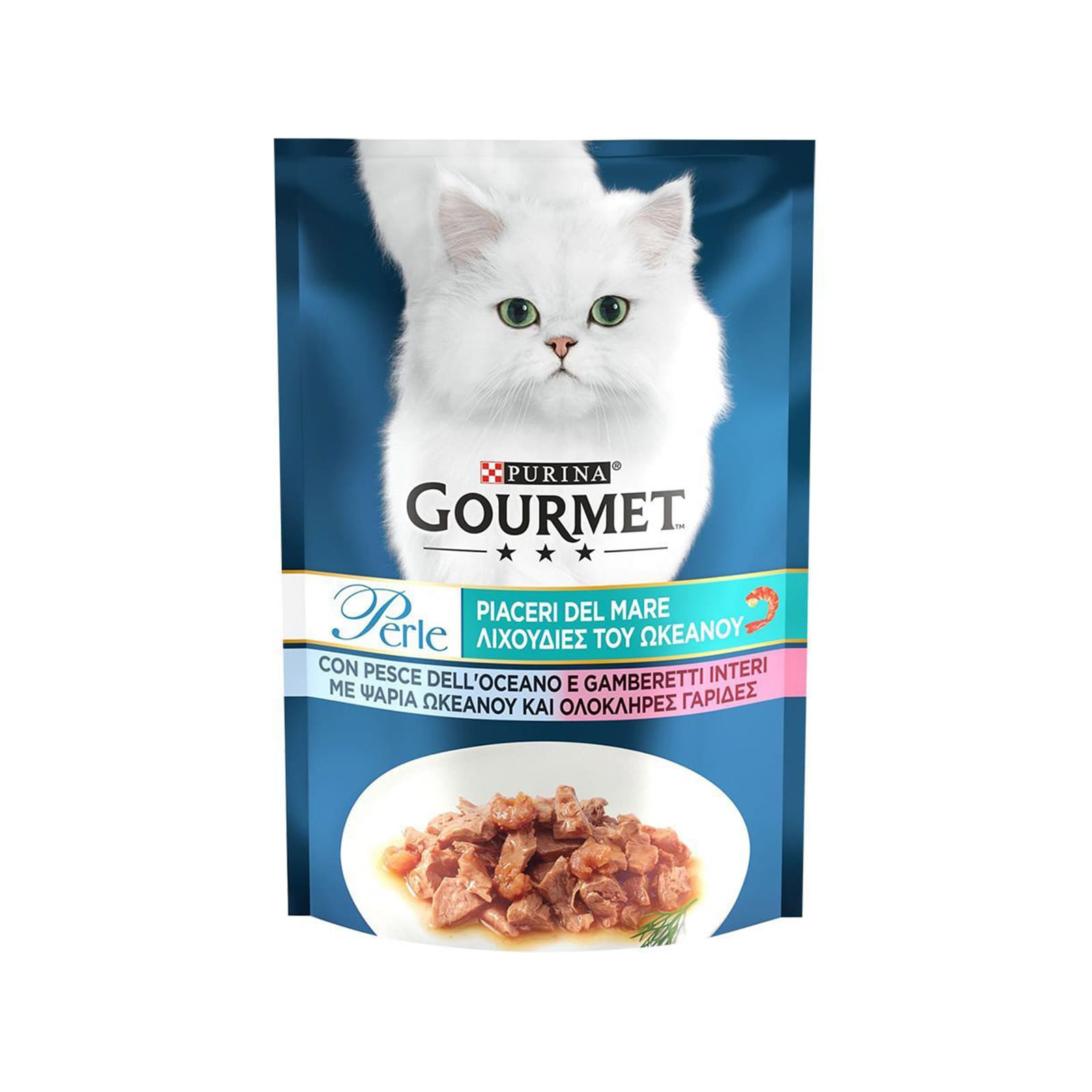 Gourmet Perle τροφή γάτας θαλασσινές λιχουδιές 85g εικόνα 1