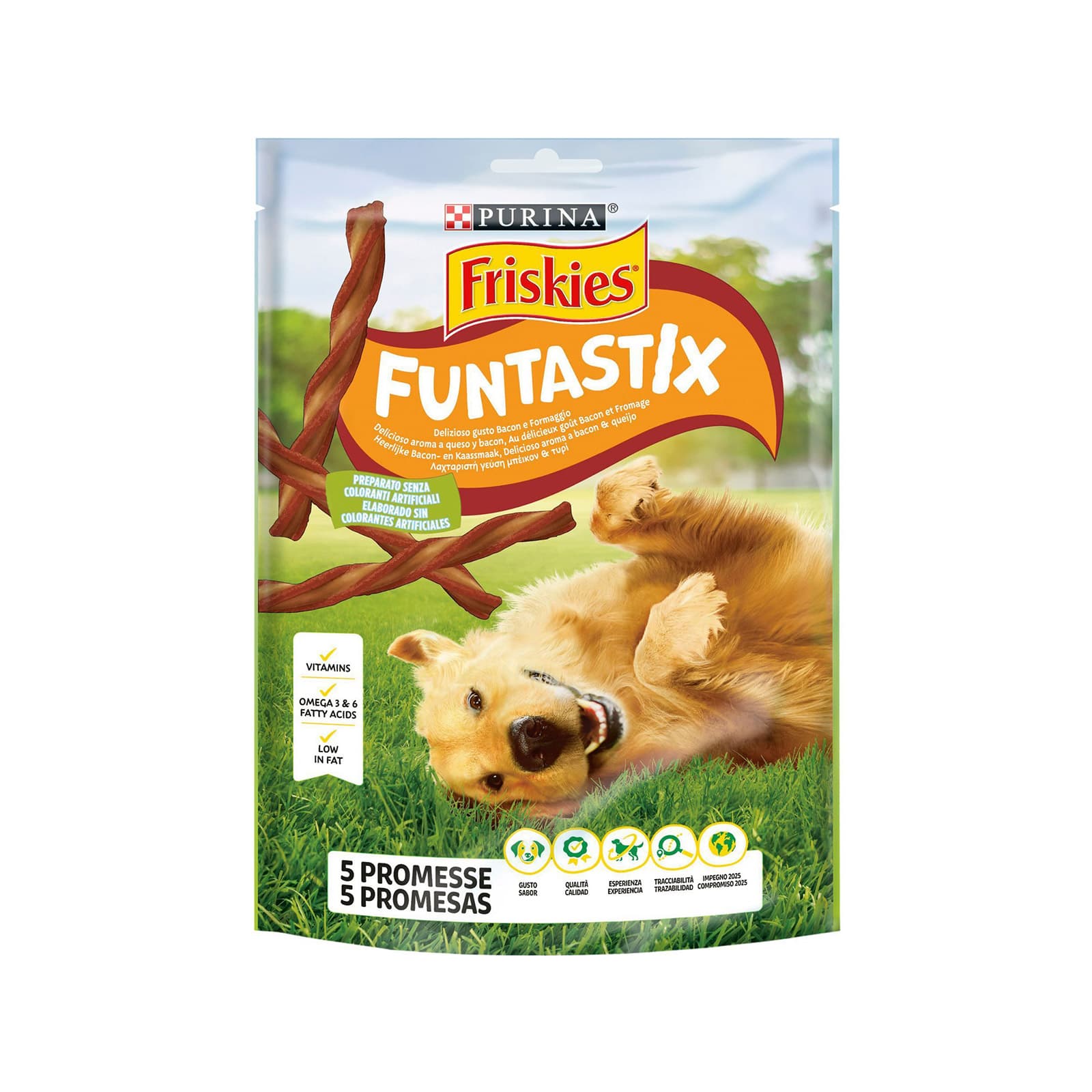 Friskies Funtastix τροφή σκύλου συμπληρωματική 175g εικόνα 1