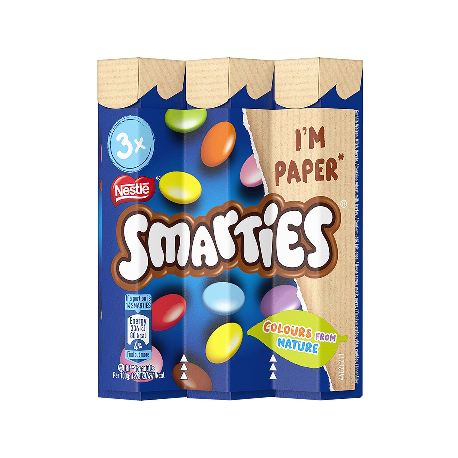 Smarties Pack κουφετάκια 3x34g εικόνα 1