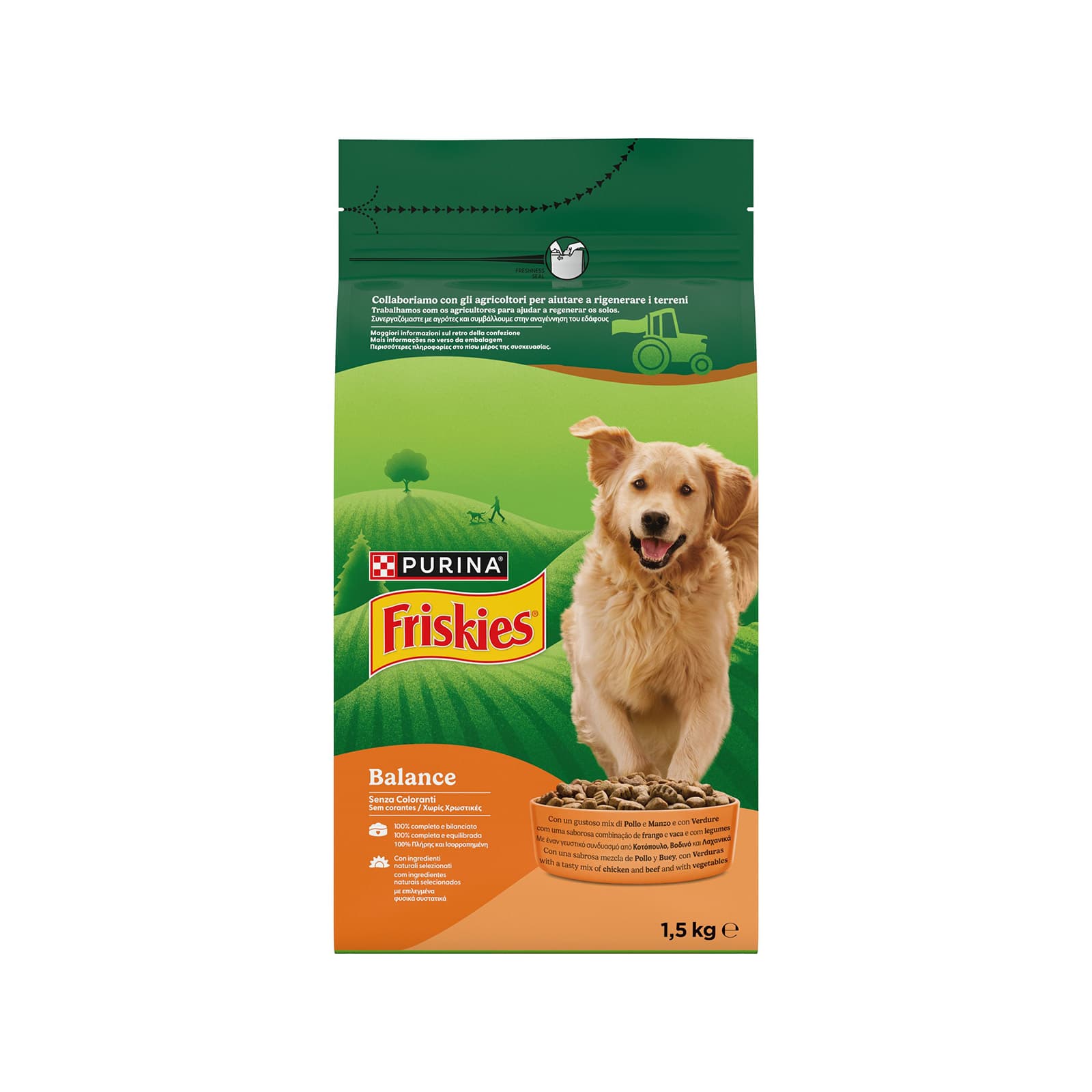 Friskies Balance ξηρά τροφή σκύλου 1.5kg εικόνα 1