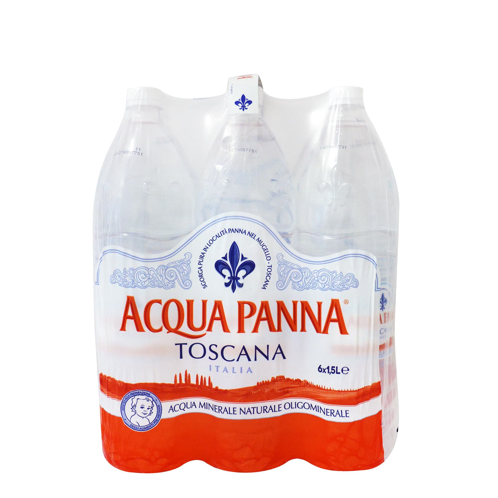 Acqua Panna Toscana φυσικό μεταλλικό νερό 6x1.5lt εικόνα 1