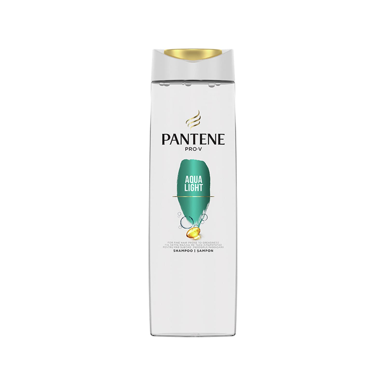 Pantene Aqua light σαμπουάν μαλλιών για μαλλιά με τάση λιπαρότητας 400ml εικόνα 1