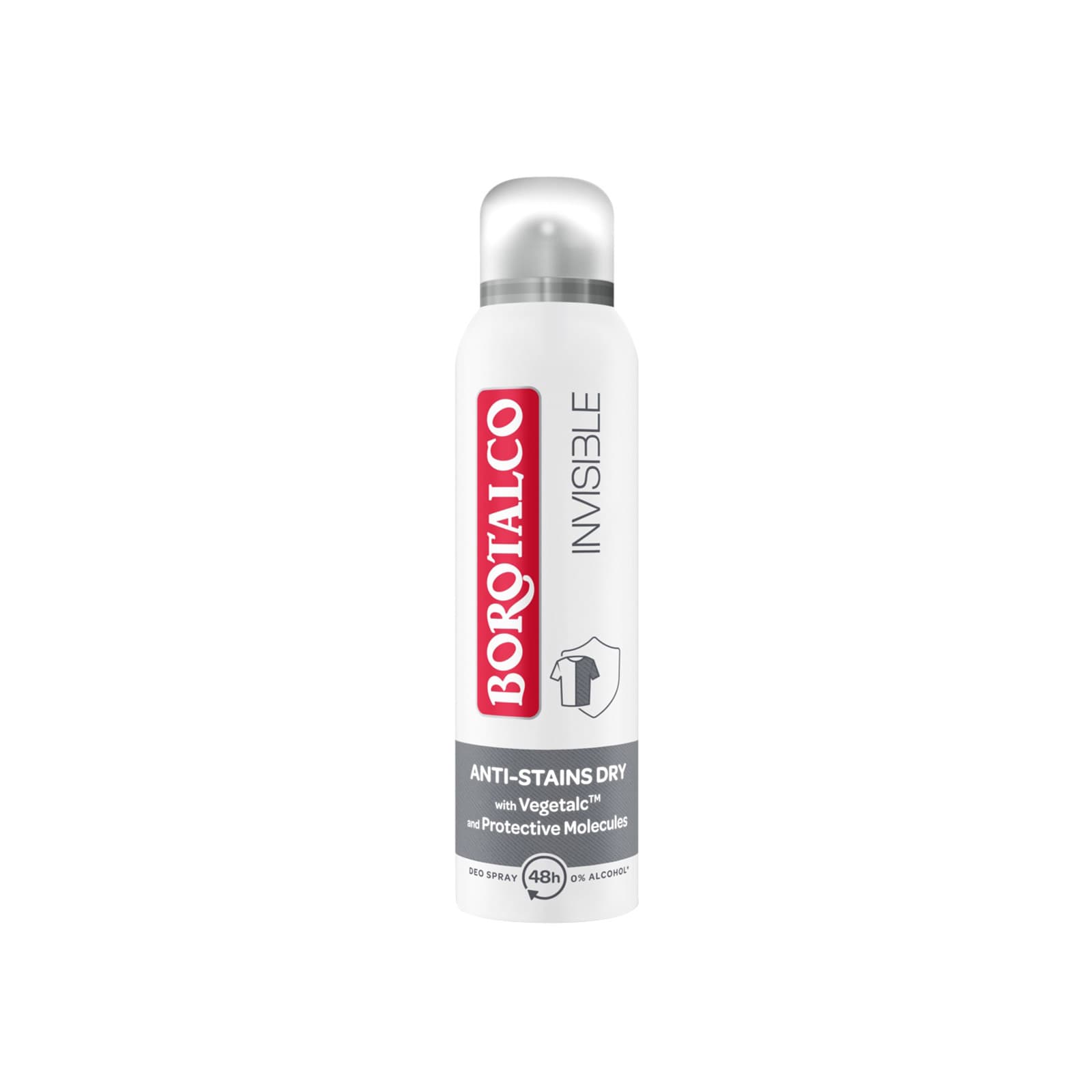 Borotalco Invisible αποσμητικό σώματος 150ml εικόνα 1