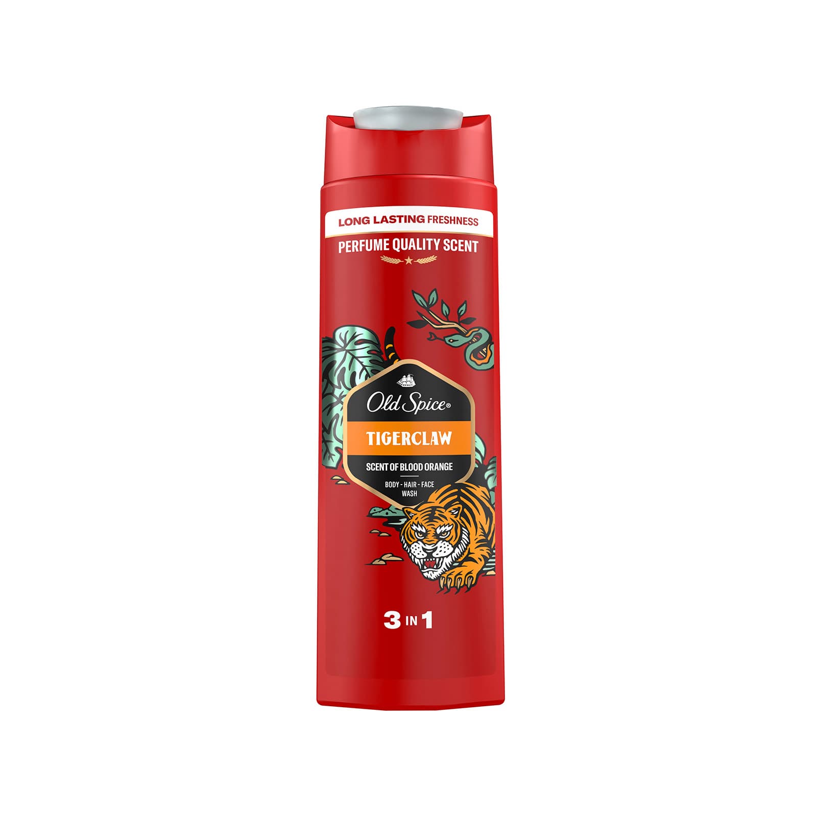 Old Spice Tiger claw αφρόλουτρο για σώμα, πρόσωπο & μαλλιά 400ml εικόνα 1