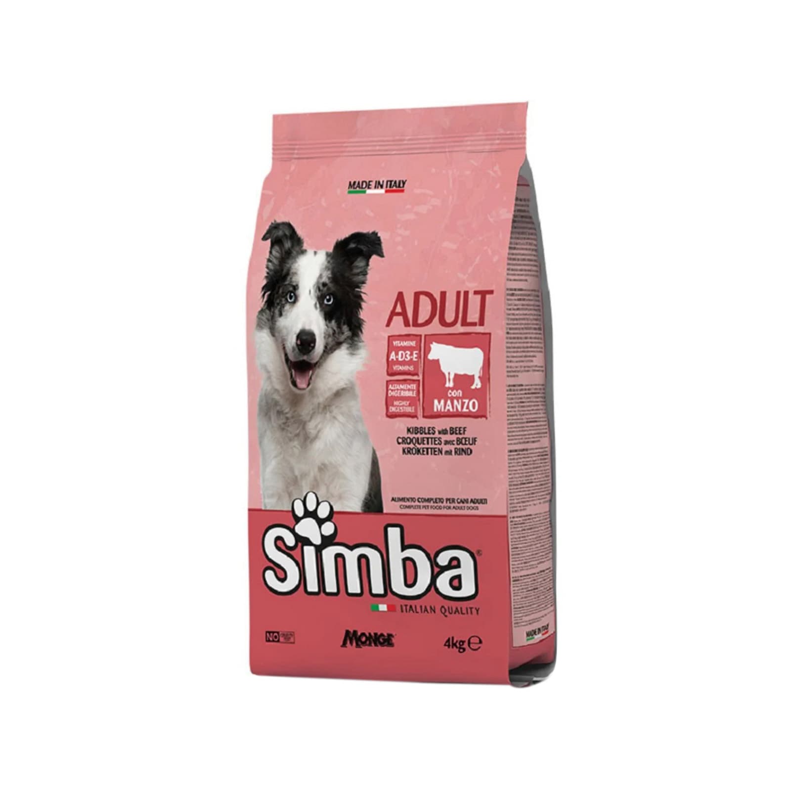 Simba ξηρά τροφή σκύλου κροκέτες με βοδινό 4kg εικόνα 1