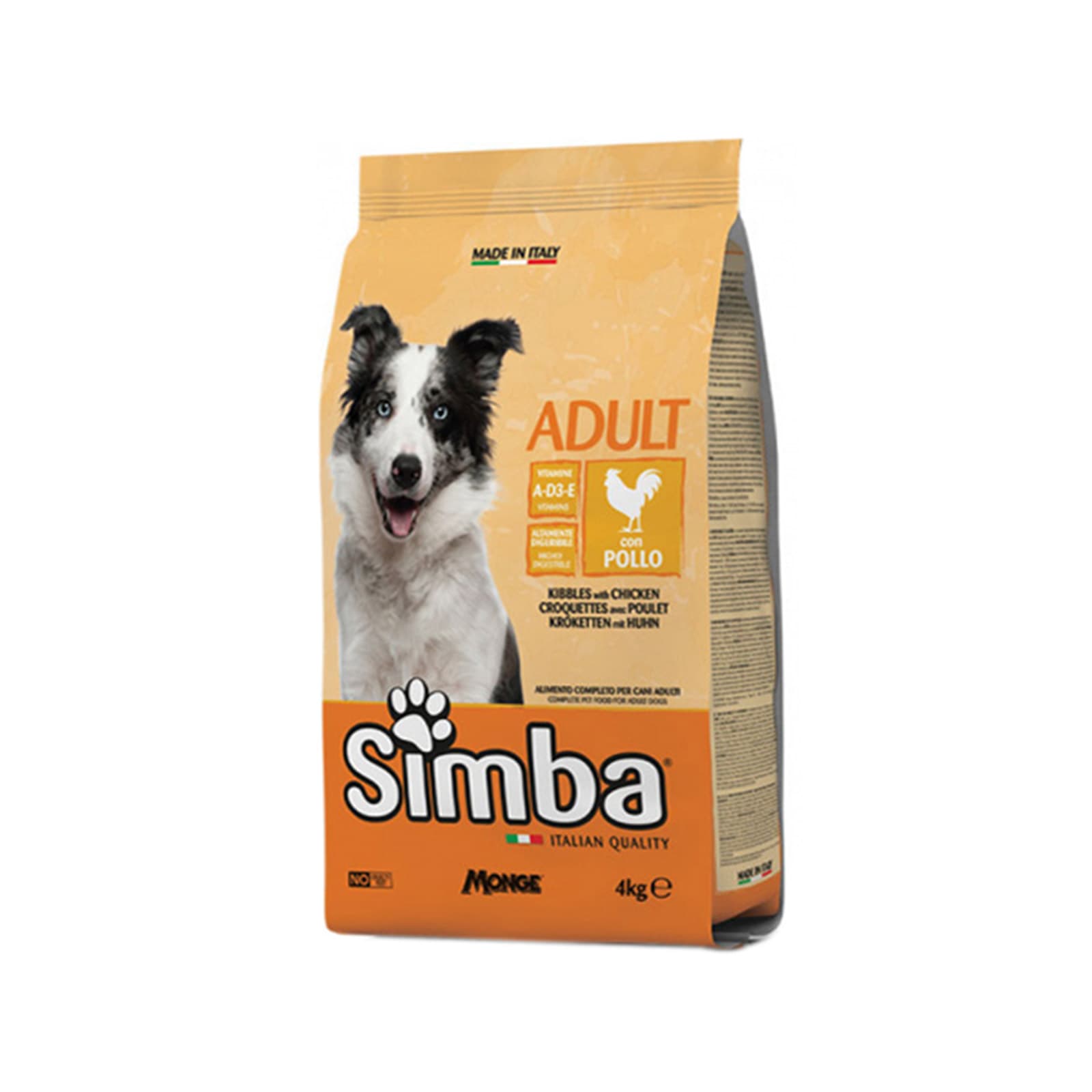 Simba ξηρά τροφή σκύλου κροκέτες με κοτόπουλο 4kg εικόνα 1