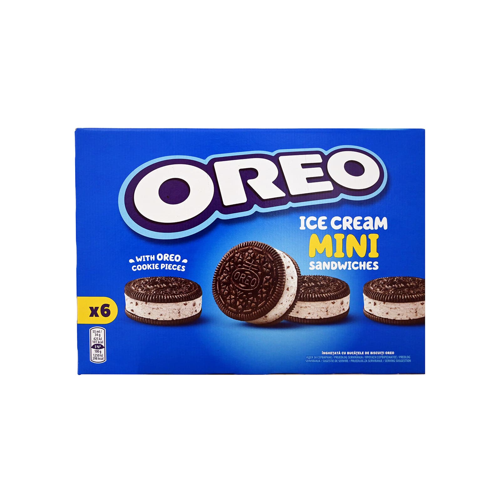 Oreo παγωτό πολυσυσκευασία σάντουιτς 6x33g εικόνα 1