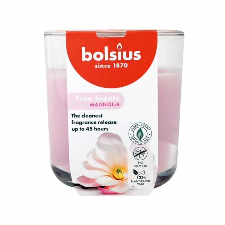 Bolsius Pillar Candle - 120/58 Size, White, Long Burning For Decor & Ambiance