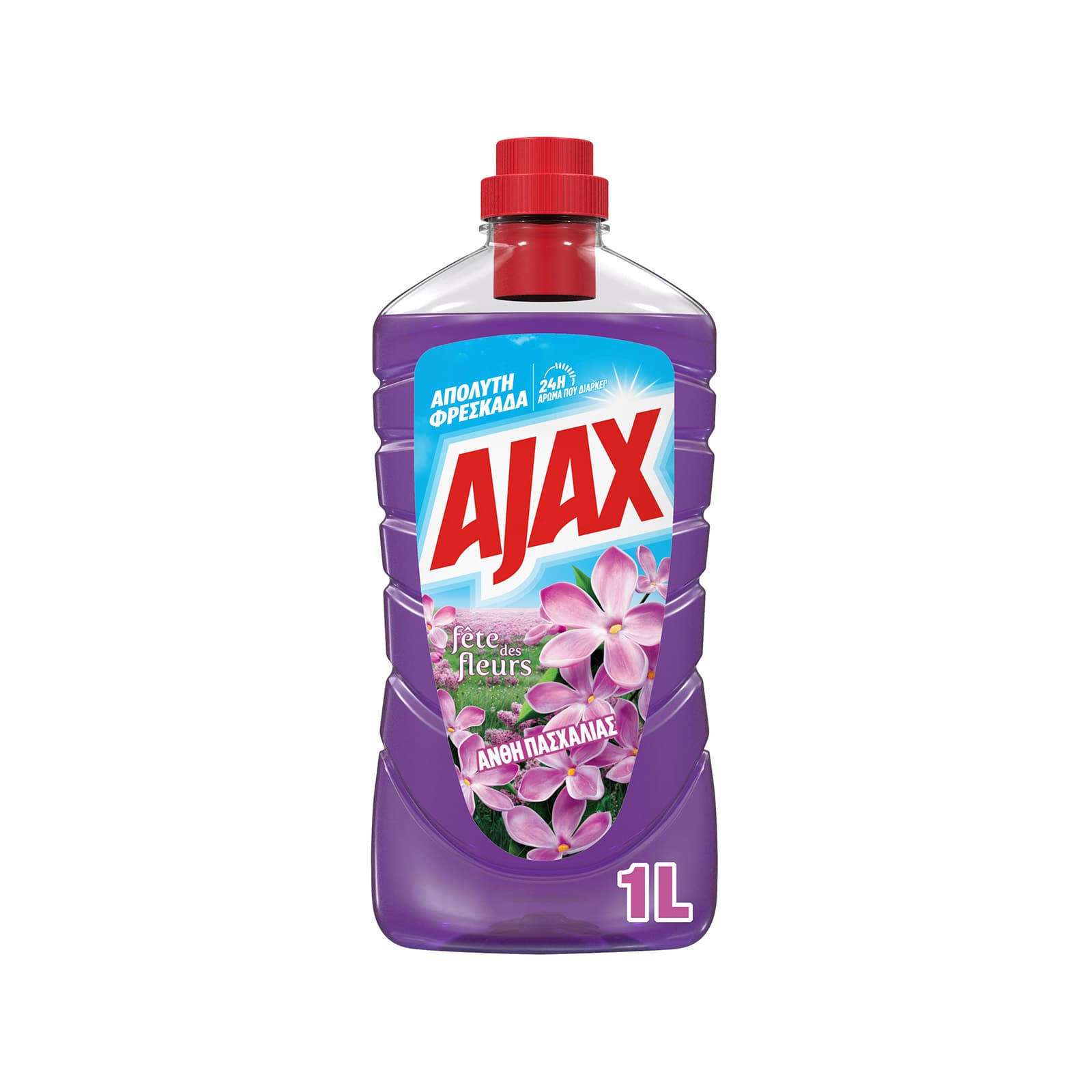 Ajax Γιορτή Λουλουδιών υγρό καθαριστικό πατώματος άνθη πασχαλιάς 1000ml εικόνα 1