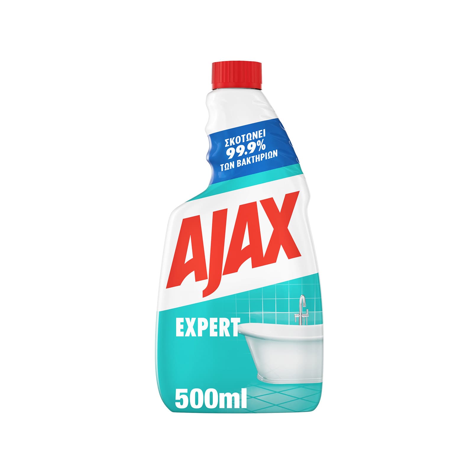 Ajax Expert ανταλλακτικό απολυμαντικό μπάνιου 500ml εικόνα 1
