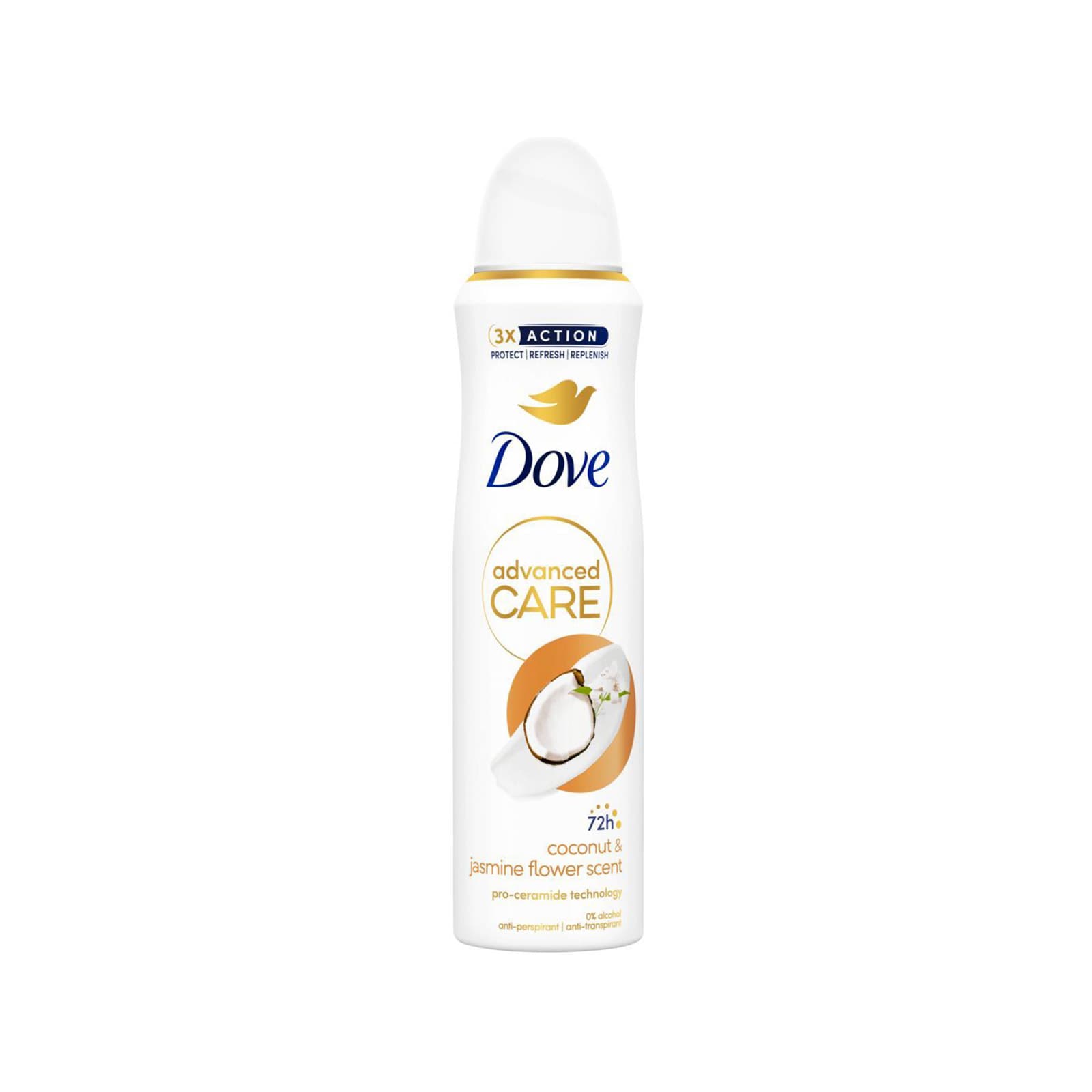 Dove Advanced care αποσμητικό σώματος coconut 150ml εικόνα 1