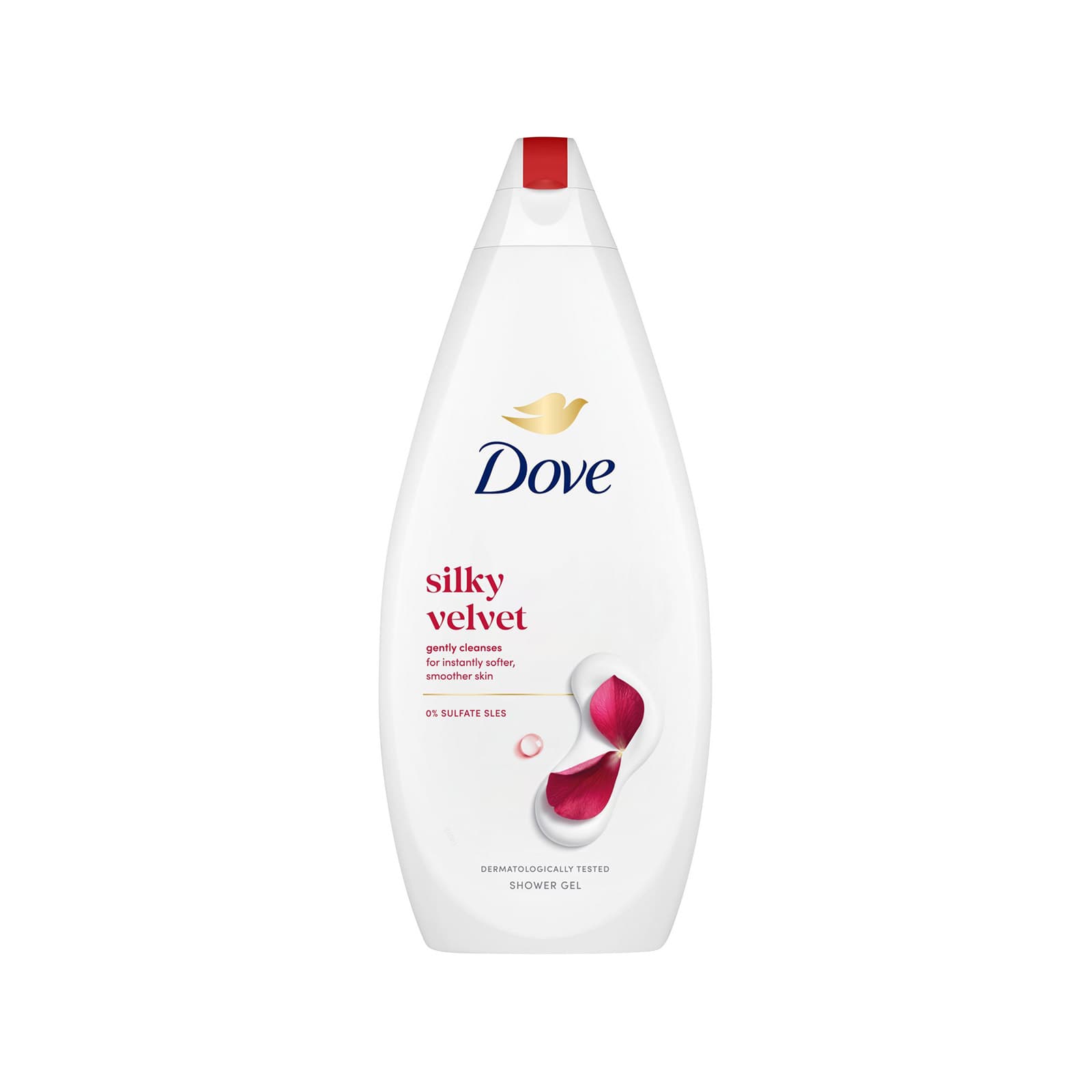 Dove αφρόλουτρο silky velvet 720ml εικόνα 1